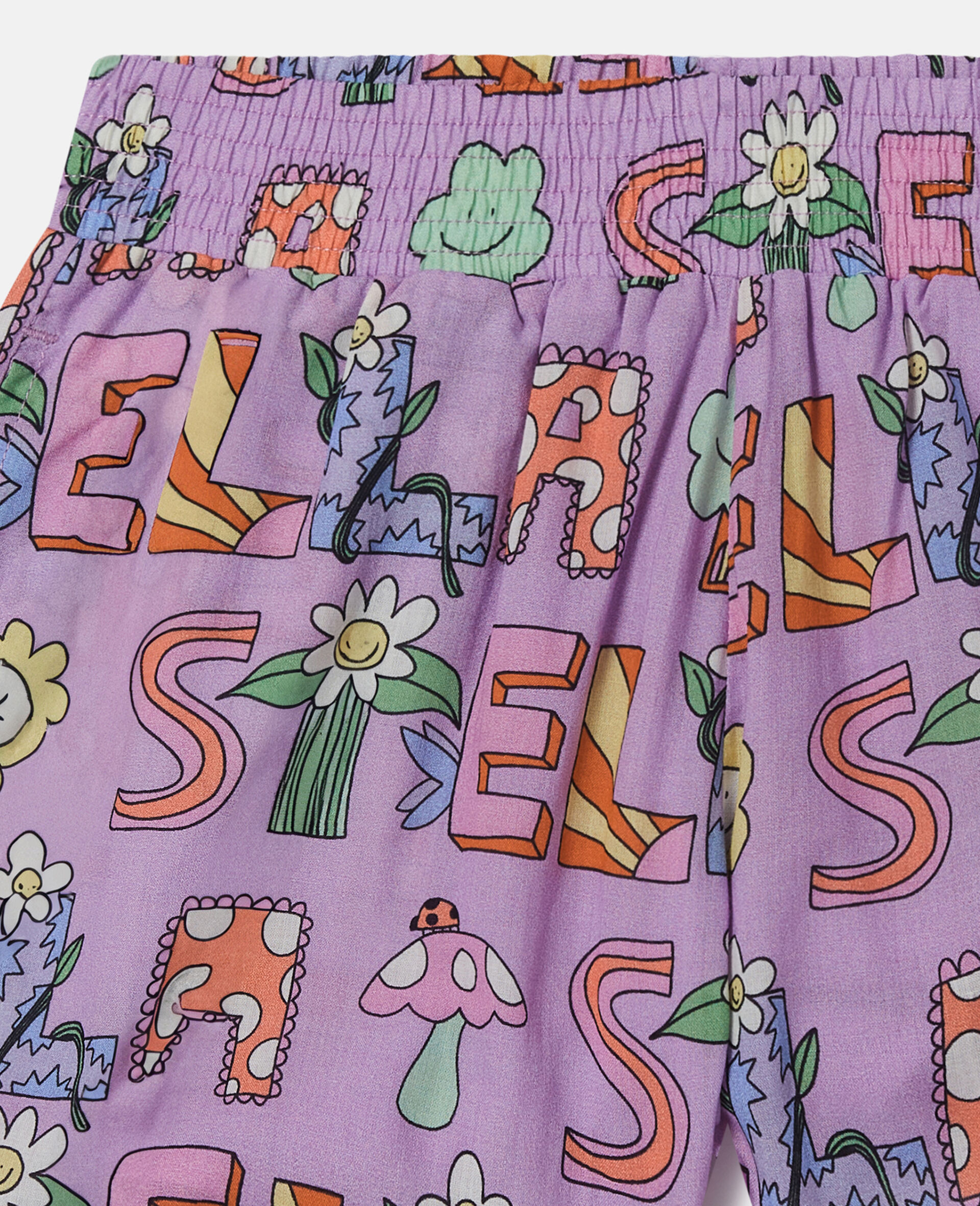 Stella Woodland Lettering Elasticated Shorts