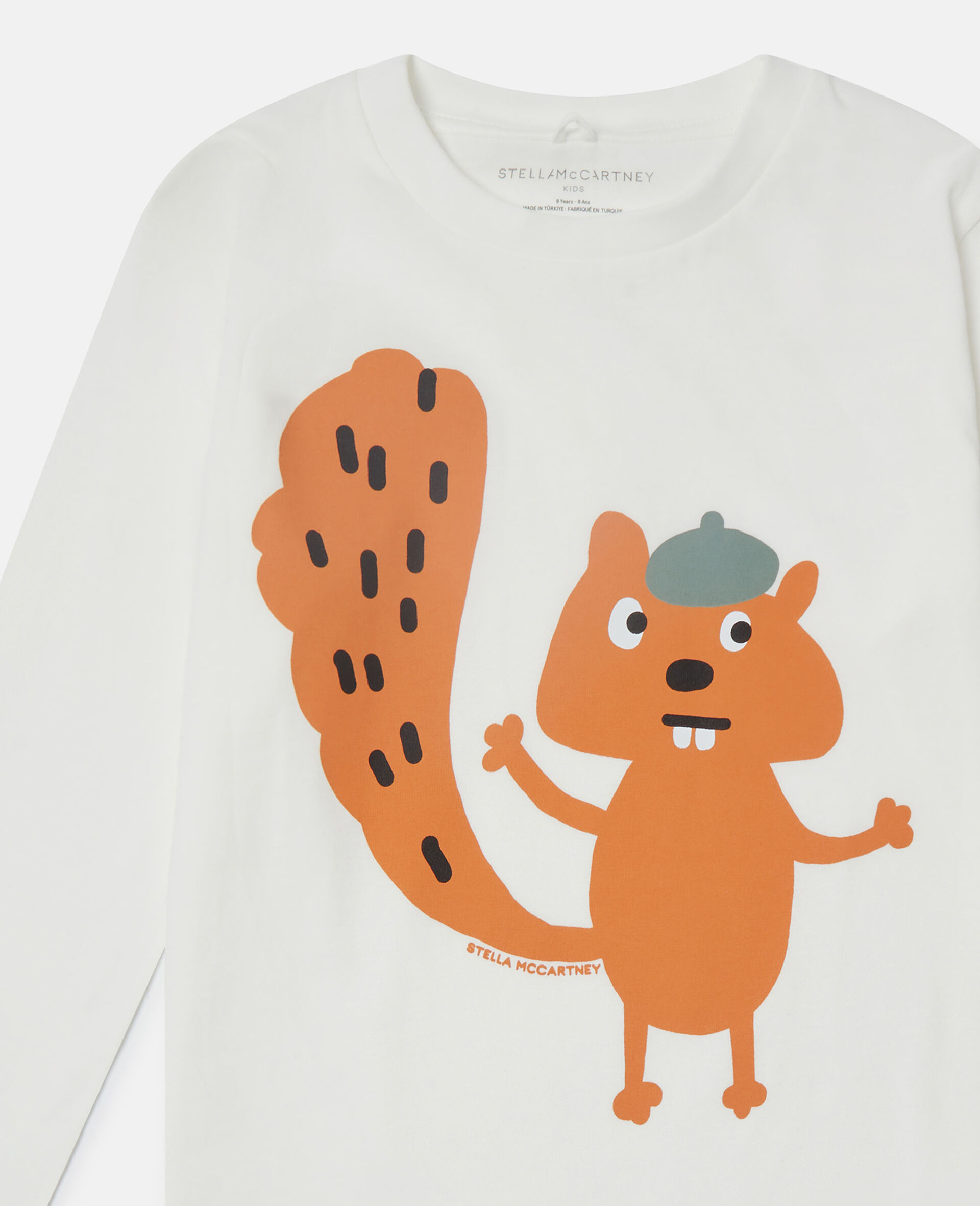 Squirrel Graphic Long-Sleeve Top