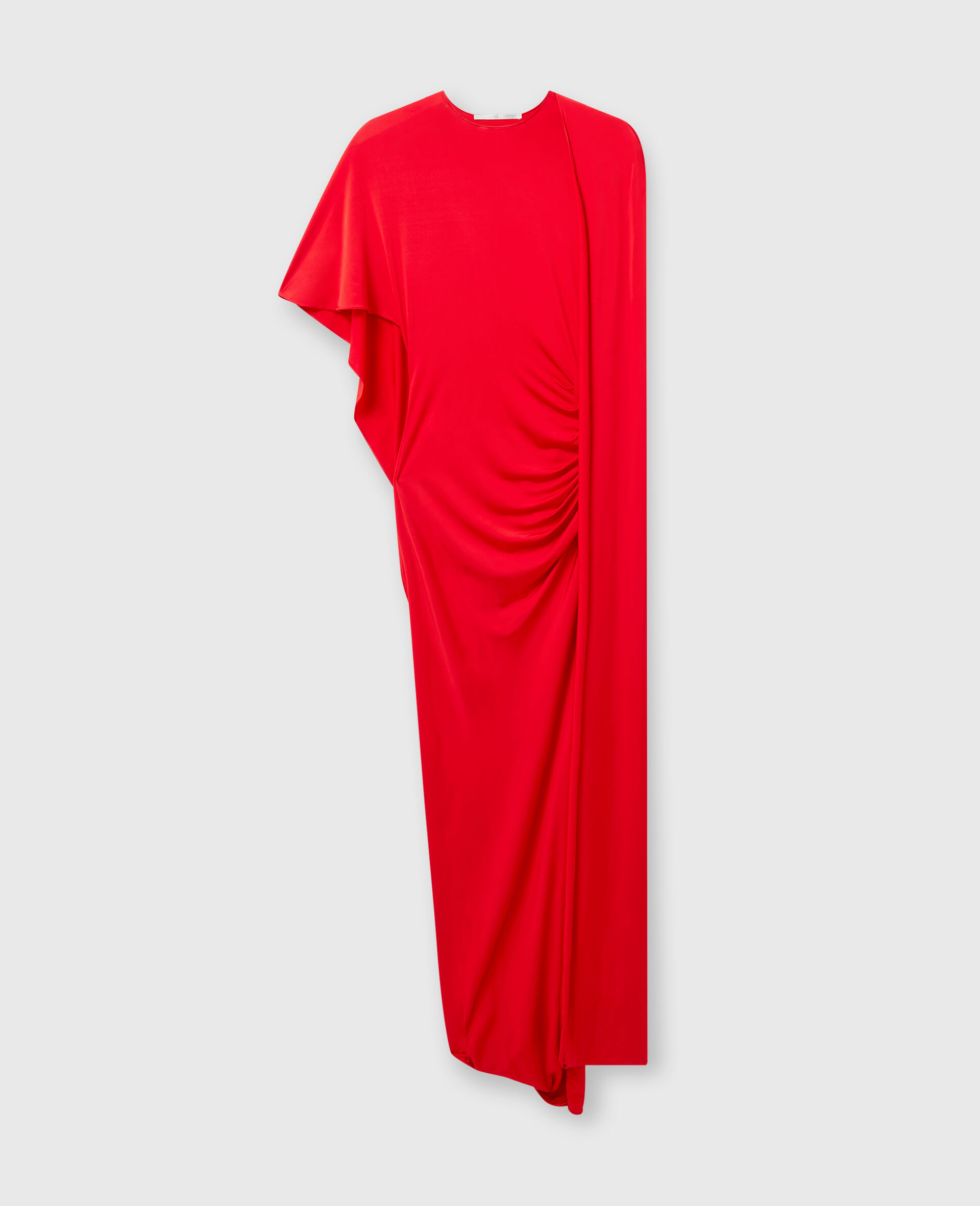 Asymmetric Cape Maxi Dress