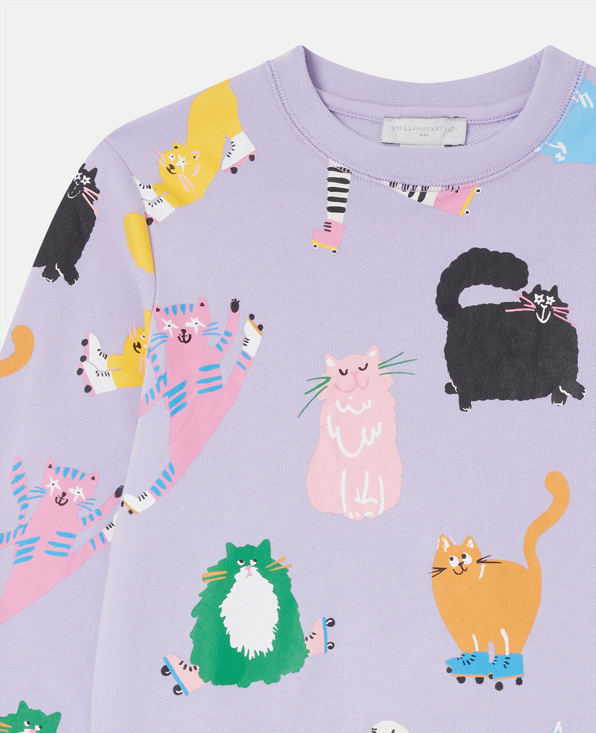 Cats Print Sweatshirt