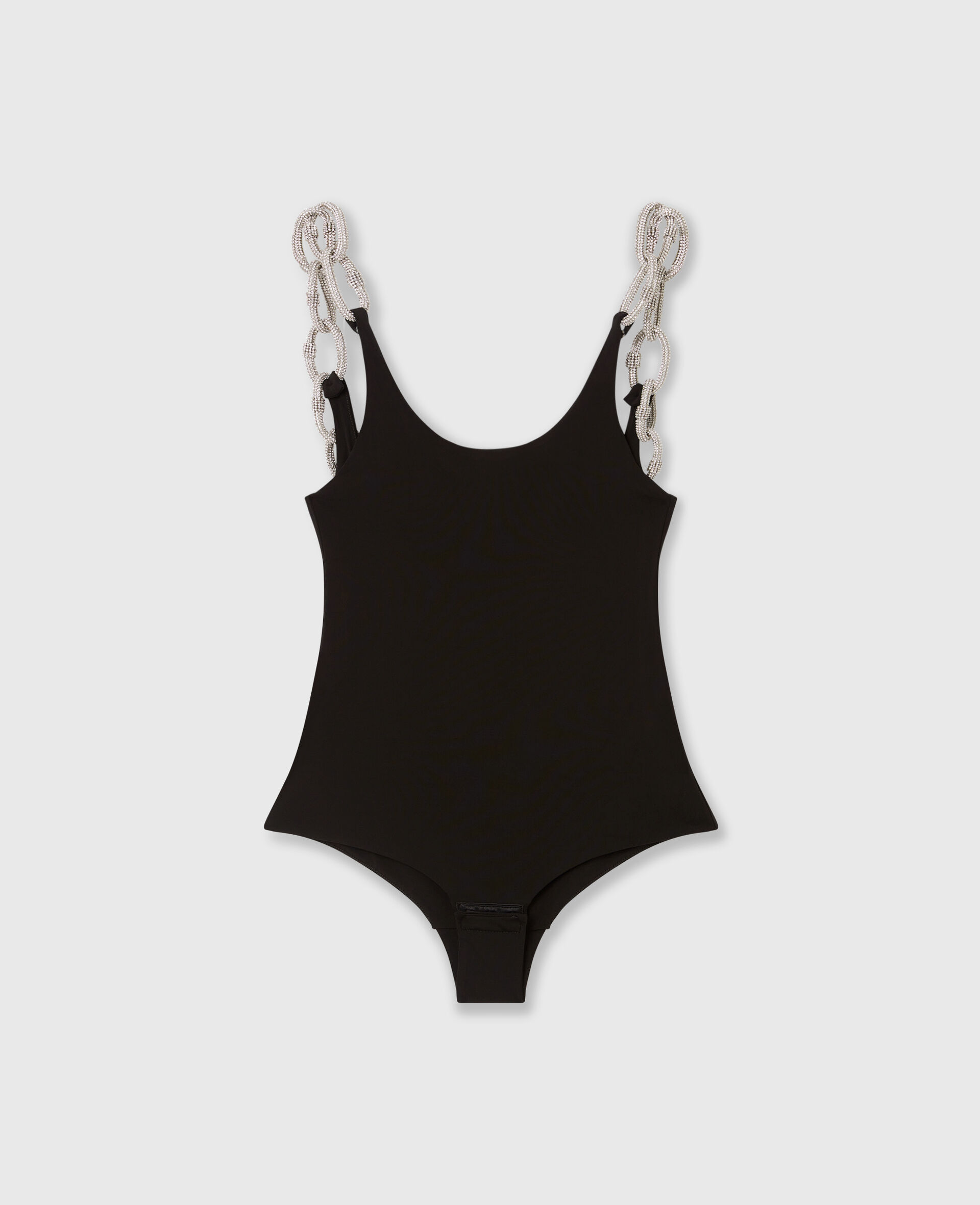 Crystal Chain Strap Top
