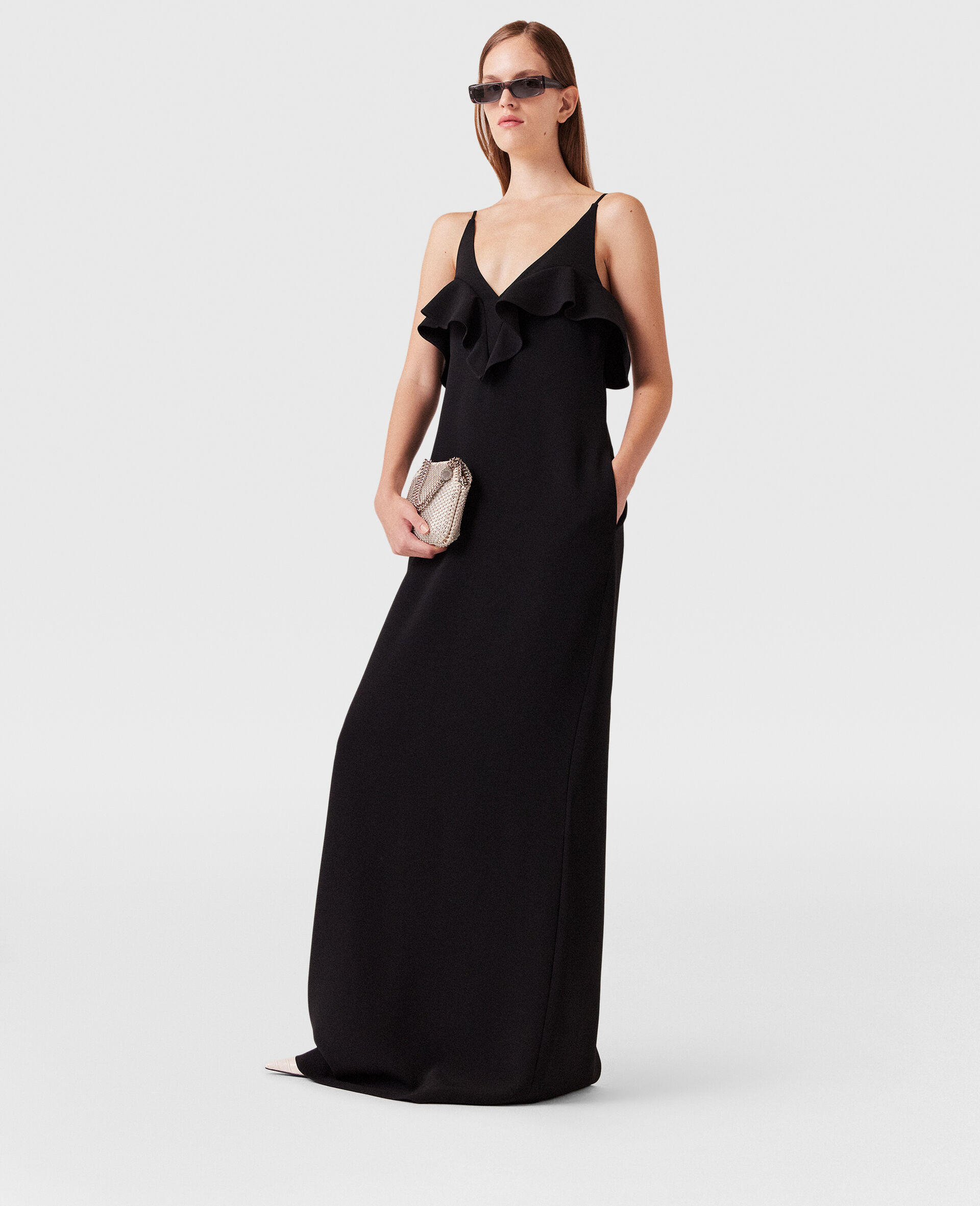 Ruffle Tier V-Neck Dress