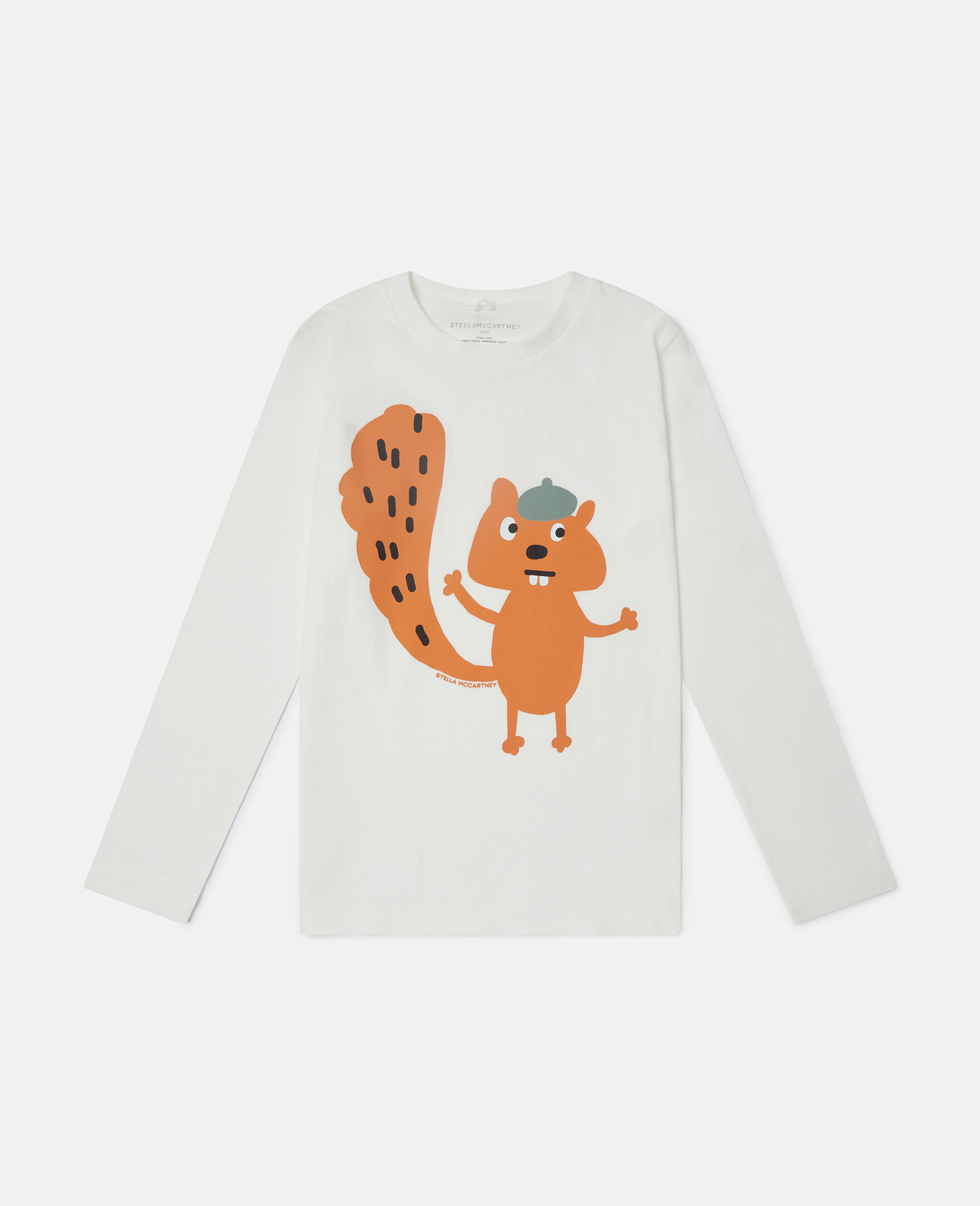 Squirrel Graphic Long-Sleeve Top