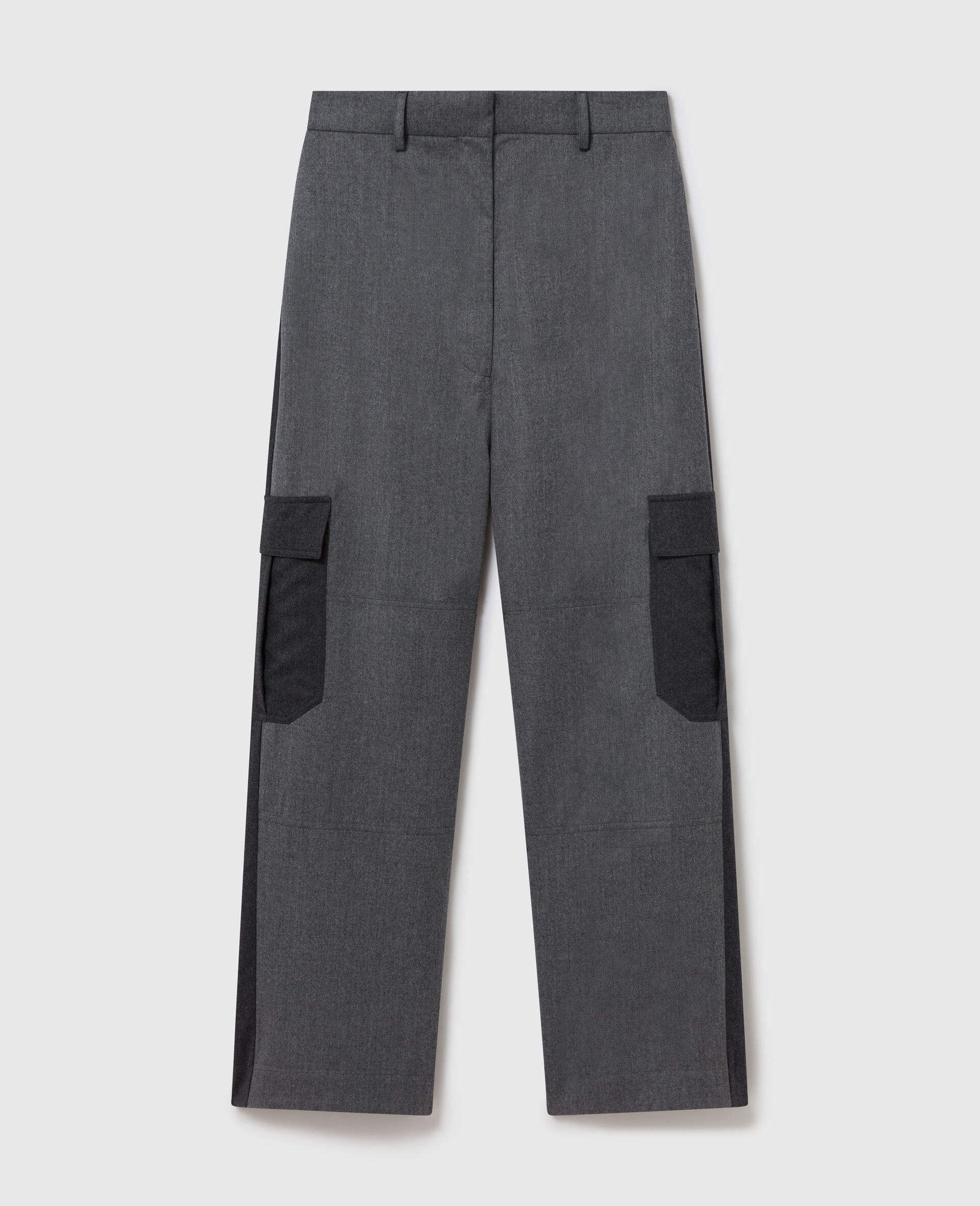 Paneled Slouchy Cargo Pants