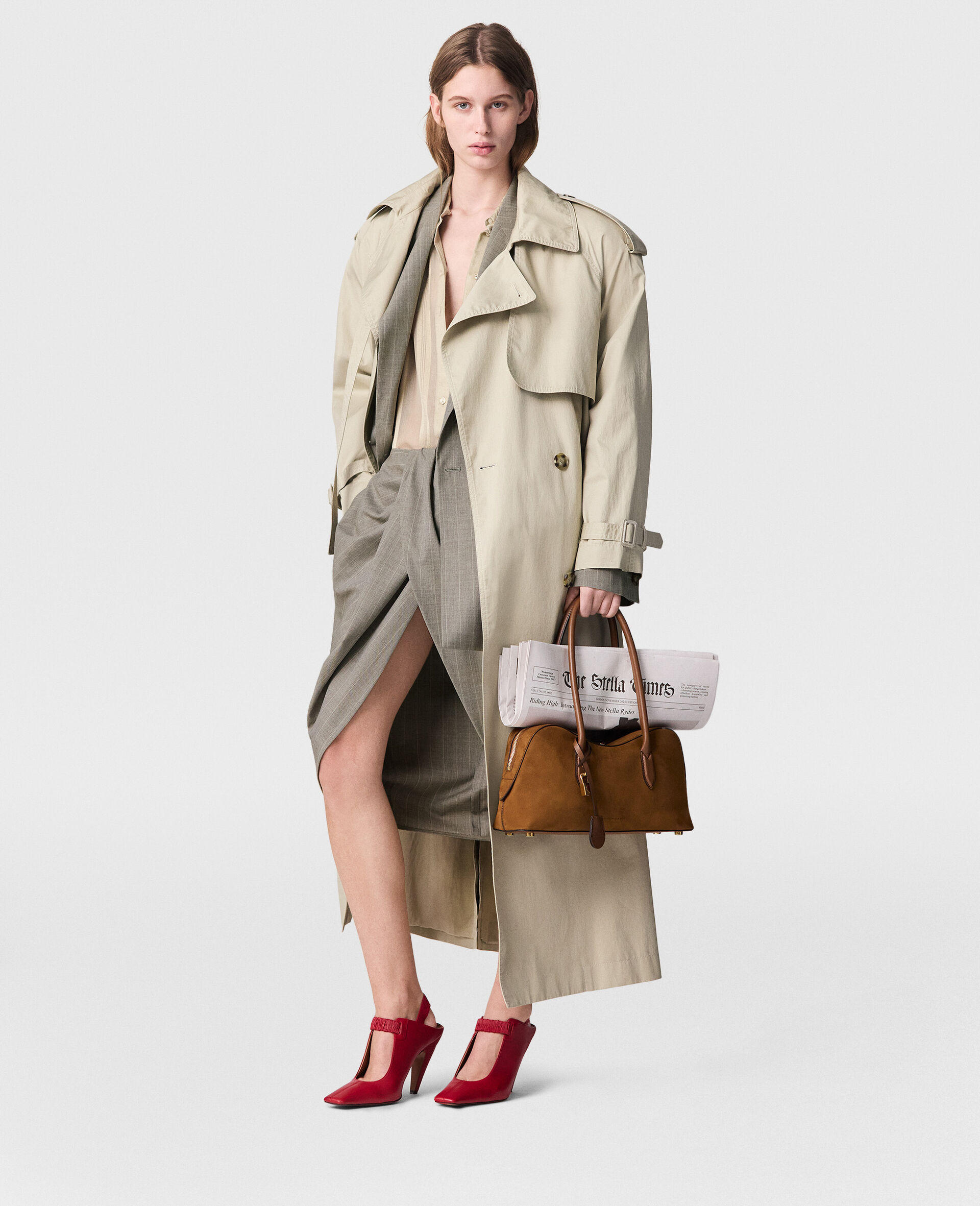 Oversized Belted Trench Coat