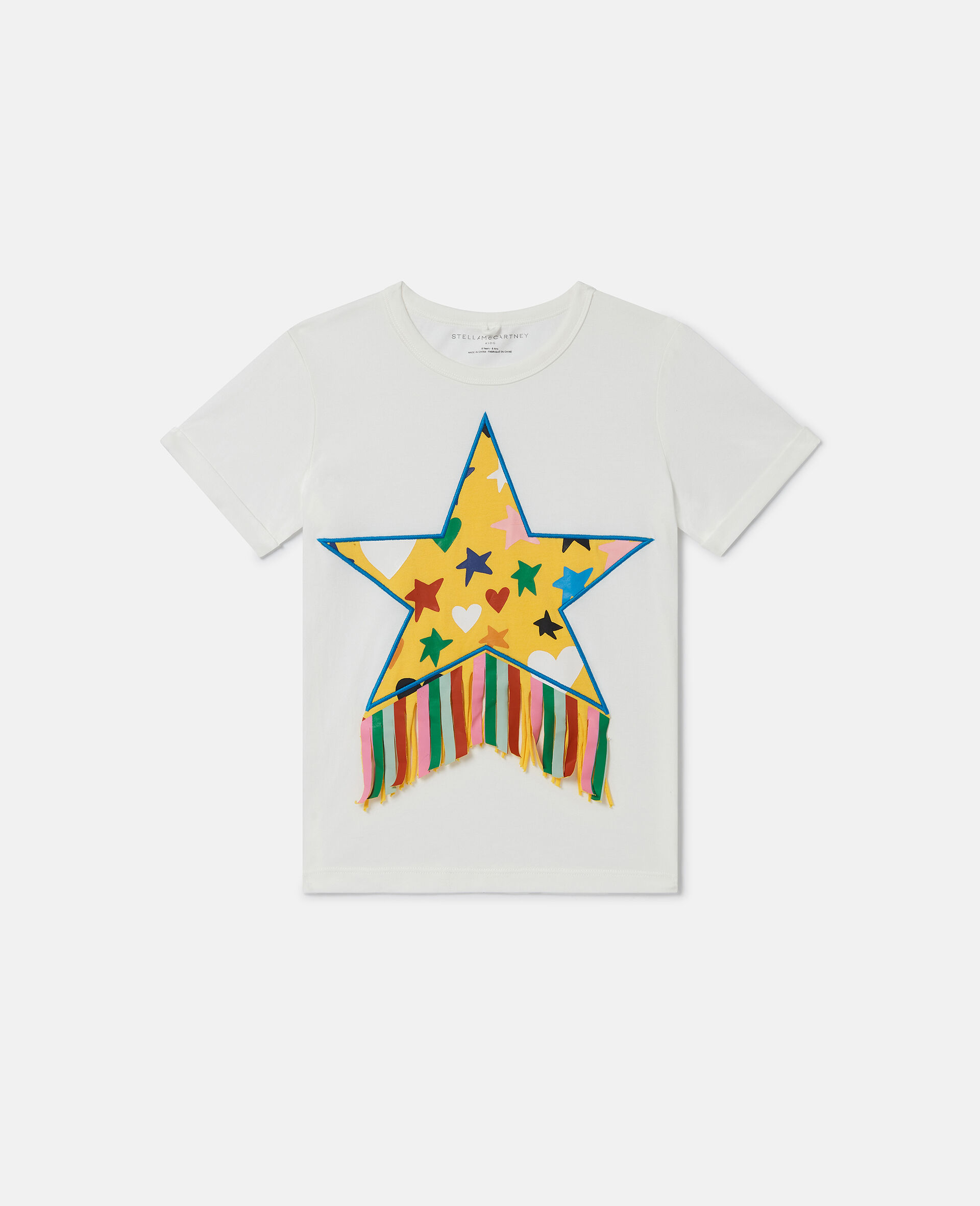 Star Graphic Fringed T-Shirt