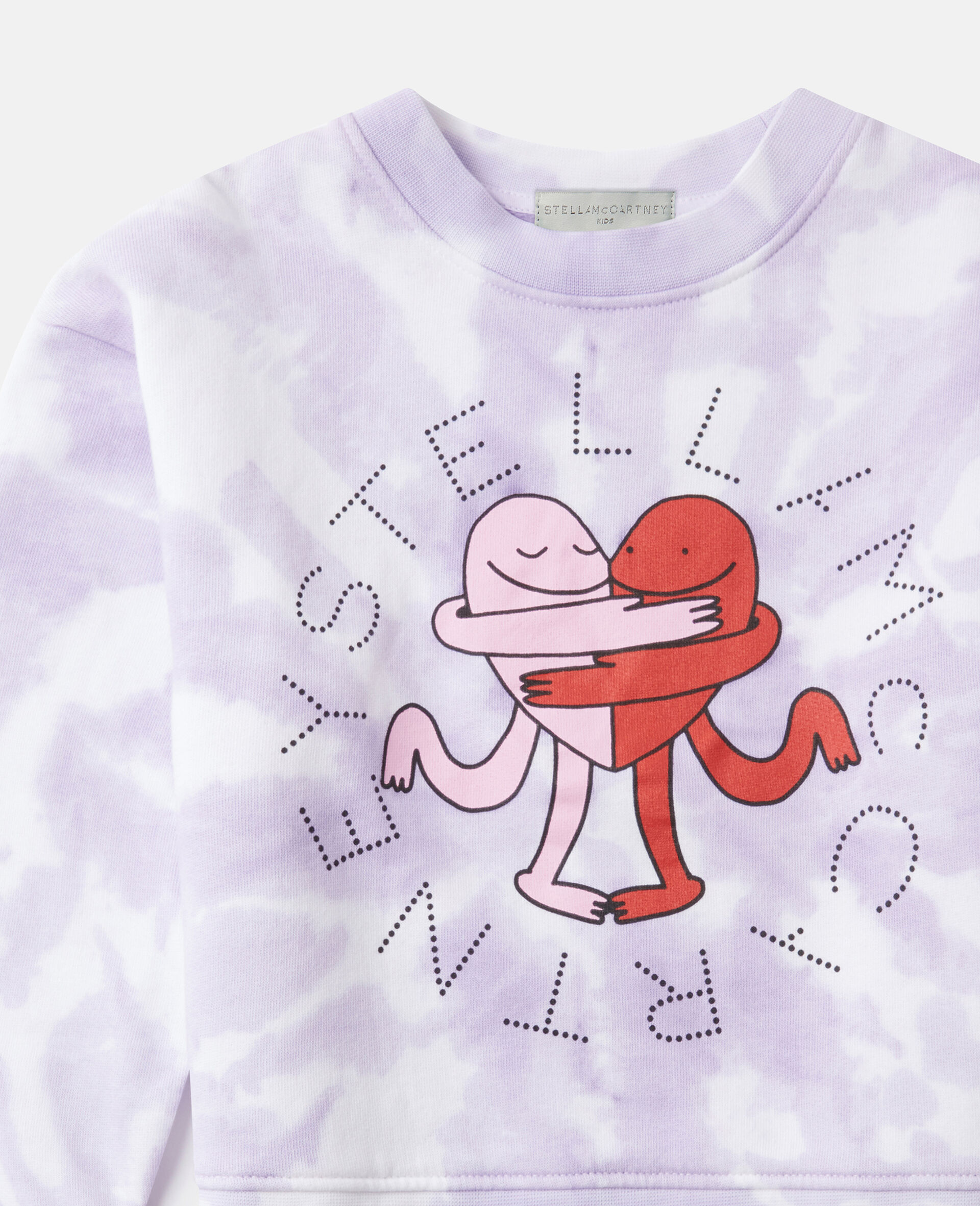 Earth Friends Graphic Tie-Dye Crewneck Sweatshirt