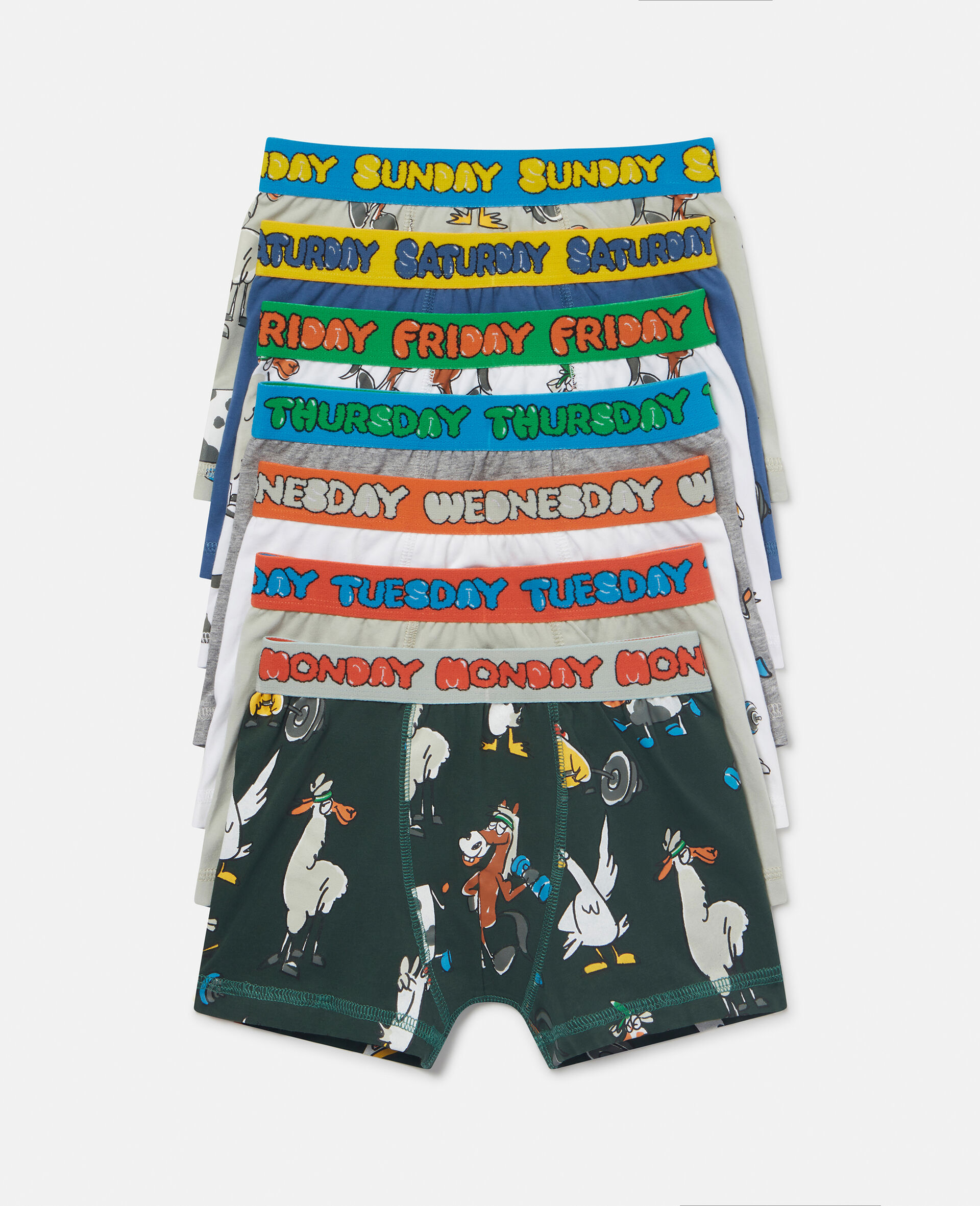 7 Pack of Farmyard Print Boxers