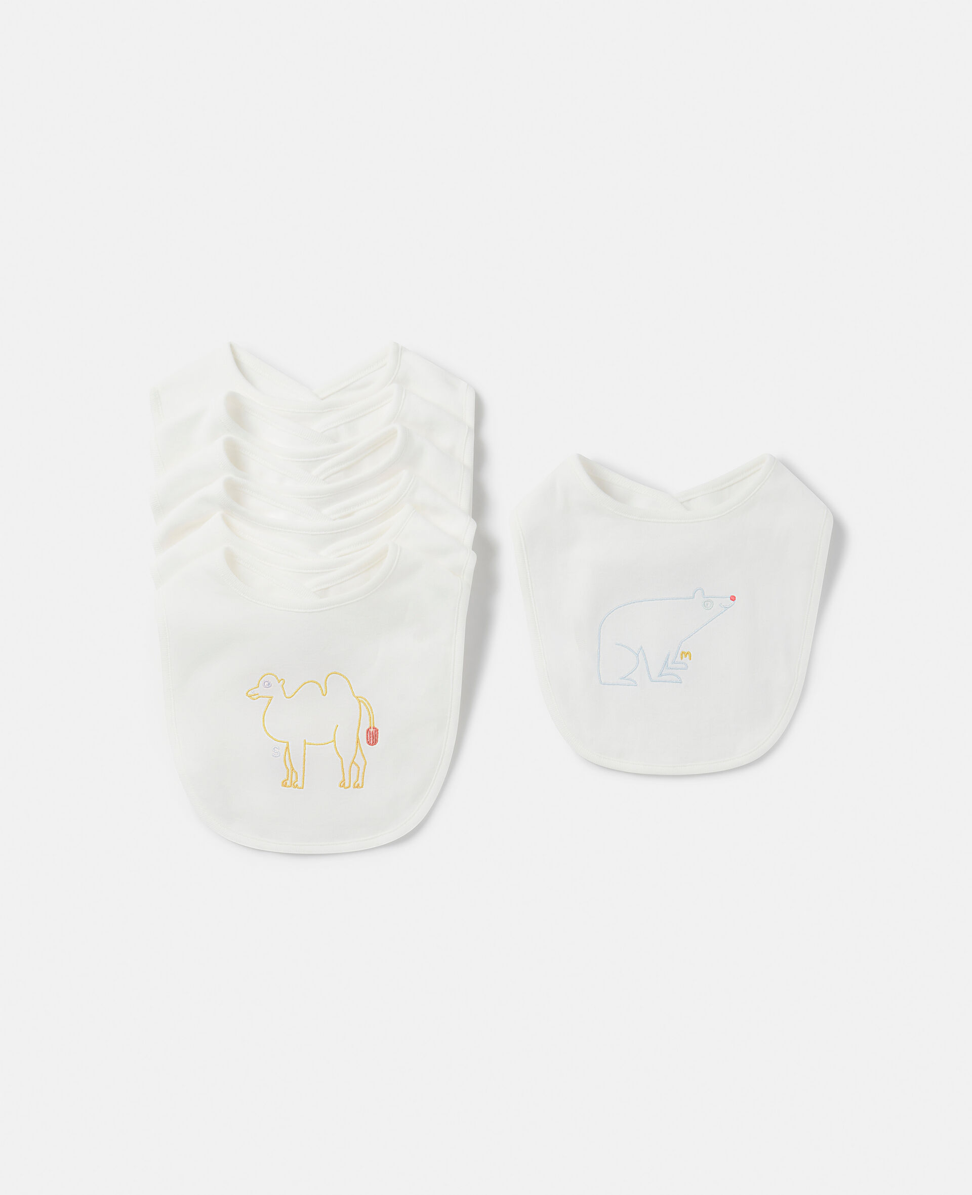 7 Pack of Animal Print Days of the Week Bibs