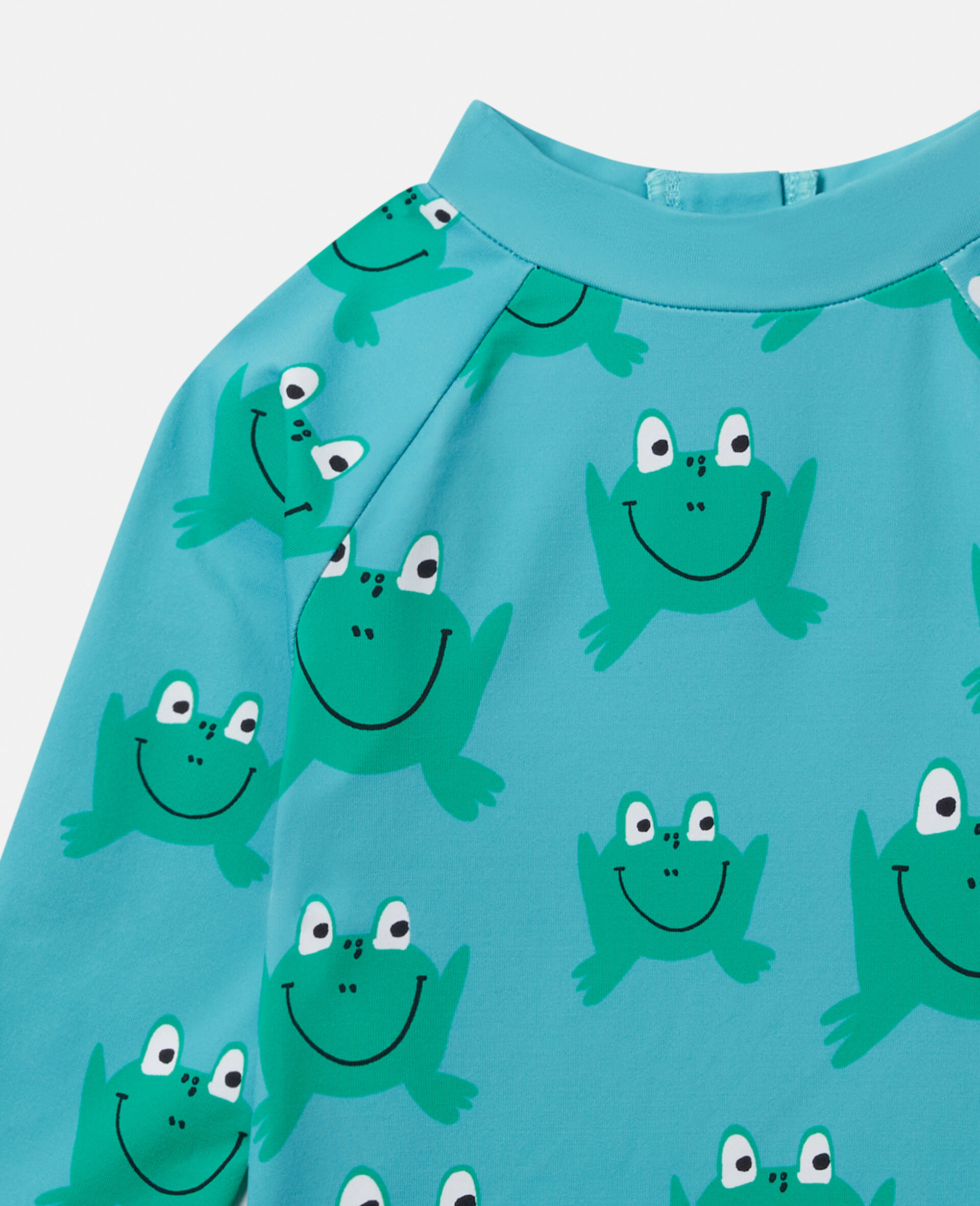 Frog Print Swim Top