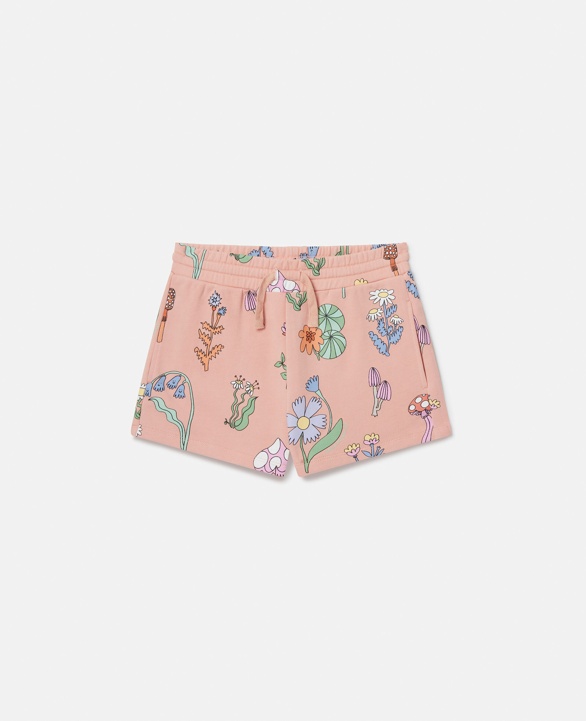Woodland Print Drawstring Shorts