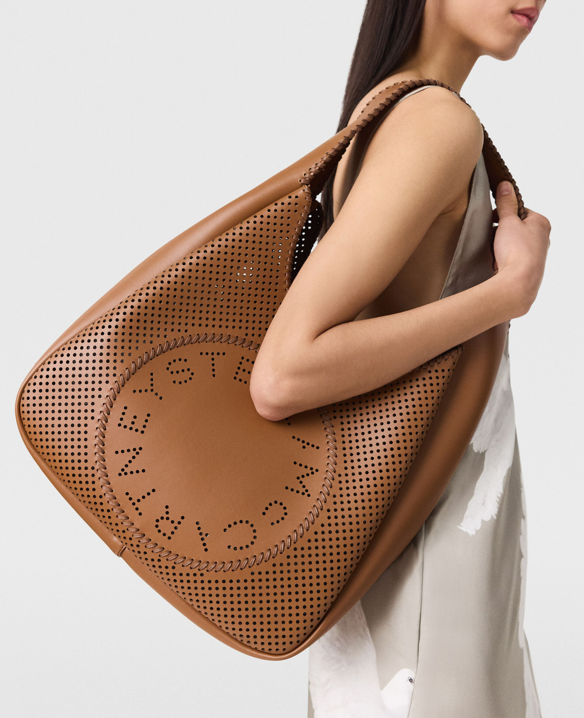 Logo Slouchy Hobo Tote Bag