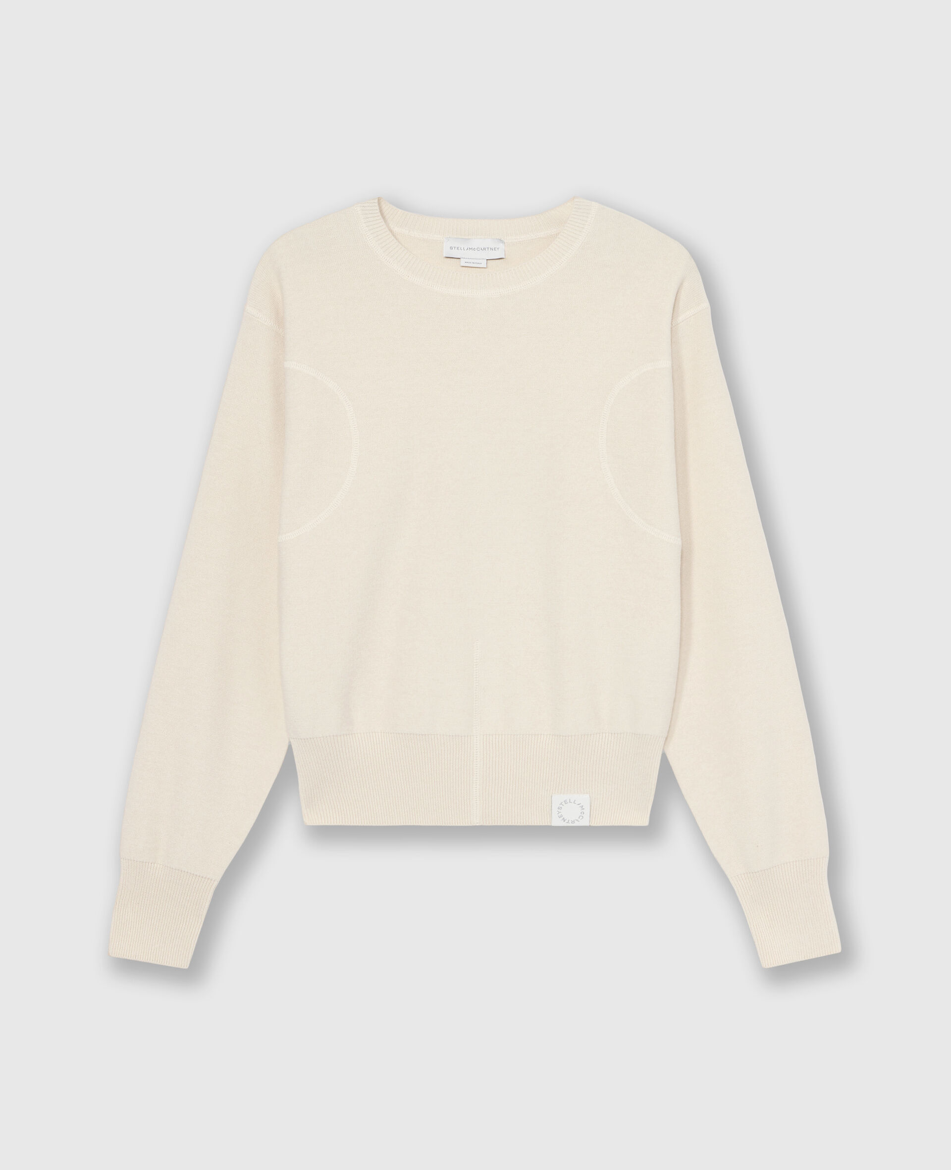 Cropped Kelsun Crewneck Sweater