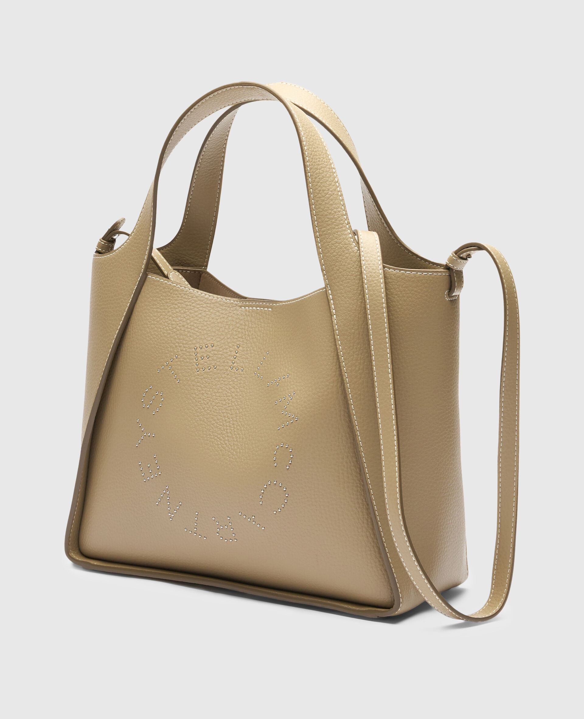 Logo Top Handle Crossbody Tote Bag