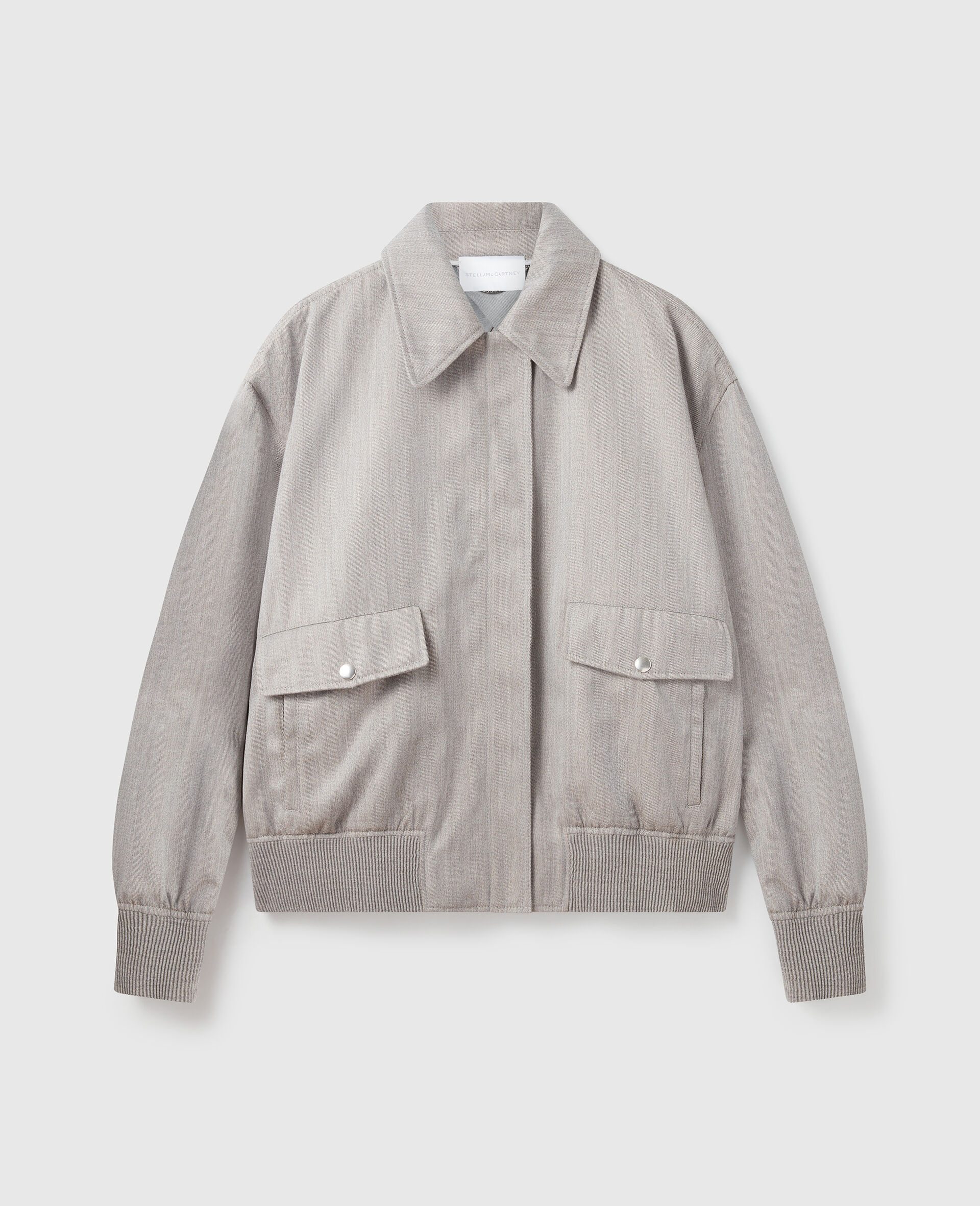 Boxy Collared Bomber Jacket