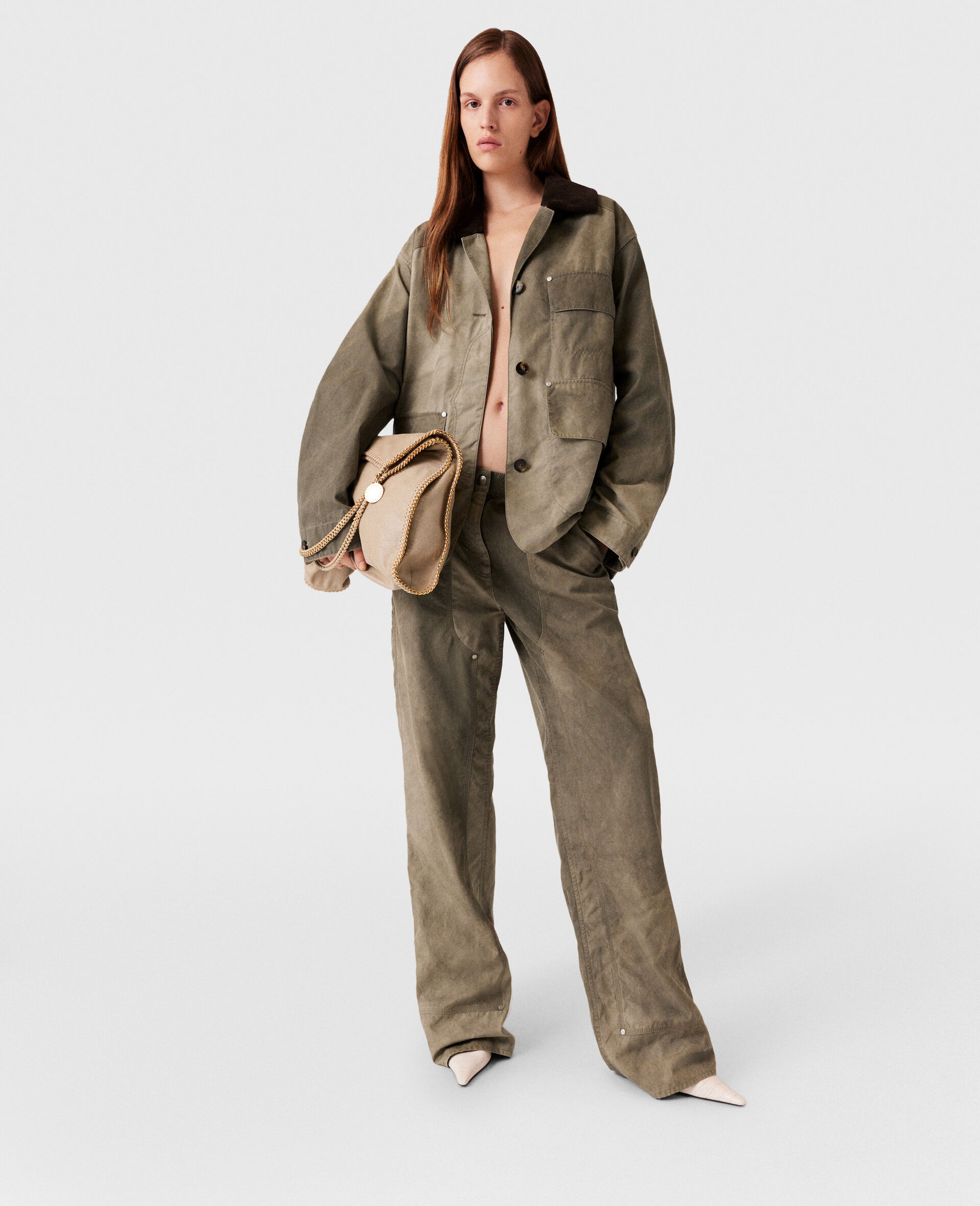 Chaps Washed Straight-Leg Pants