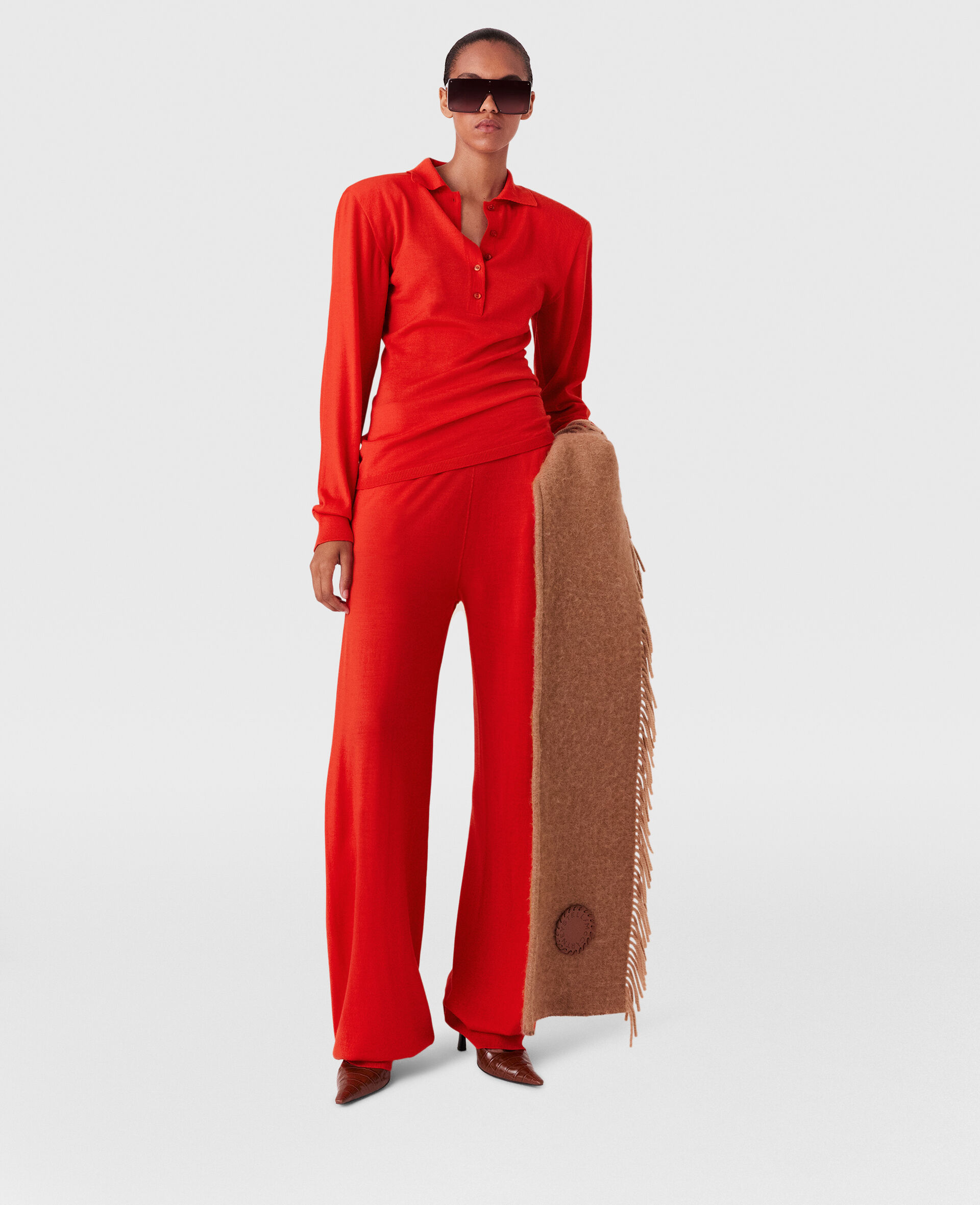 Knitted Straight-Leg SweatPants