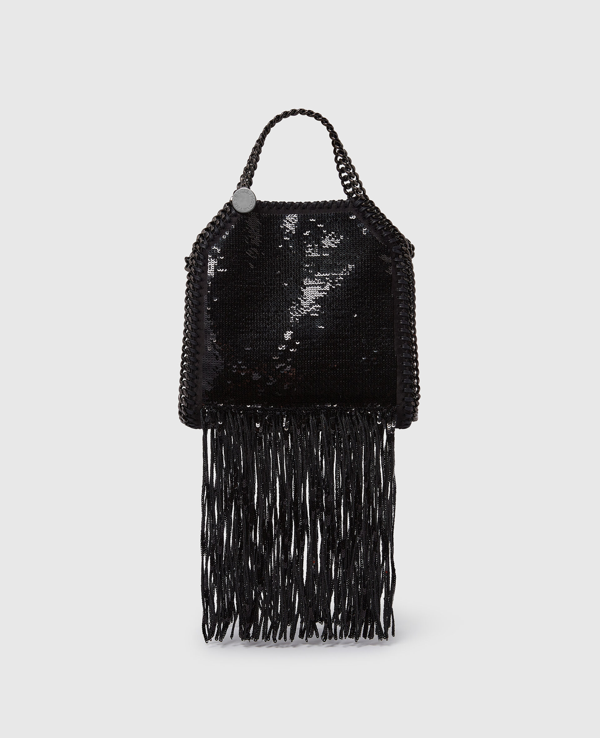 Limited-Edition Falabella Sequin Fringe Tiny Tote Bag