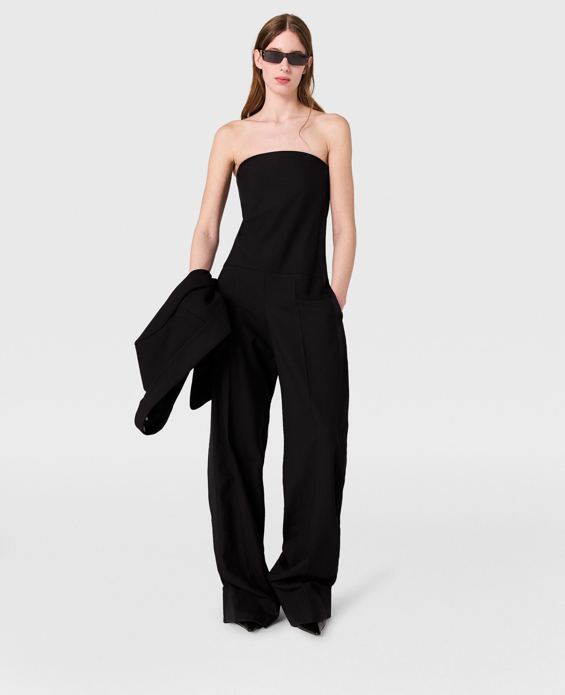 Strapless Tailored Jumpsuit
