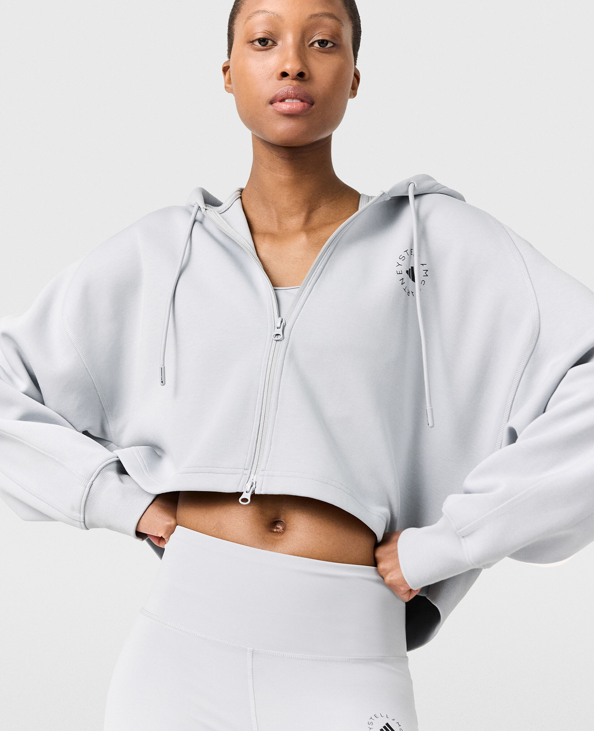 Logo Cropped Hoodie