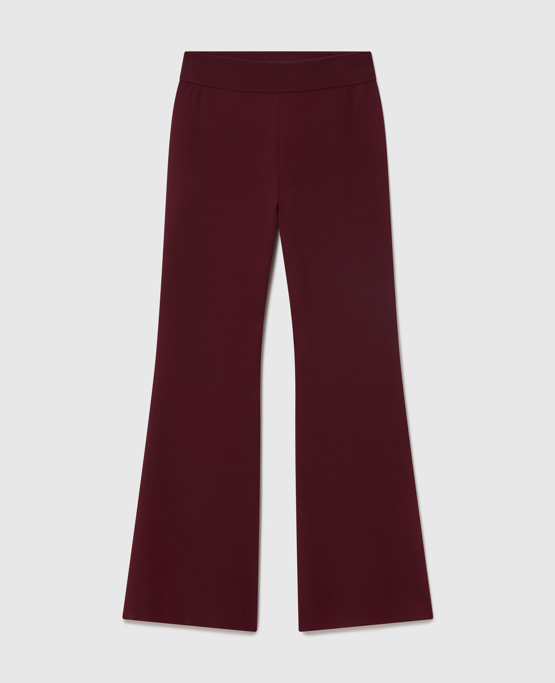 Compact Knit Flared Pants