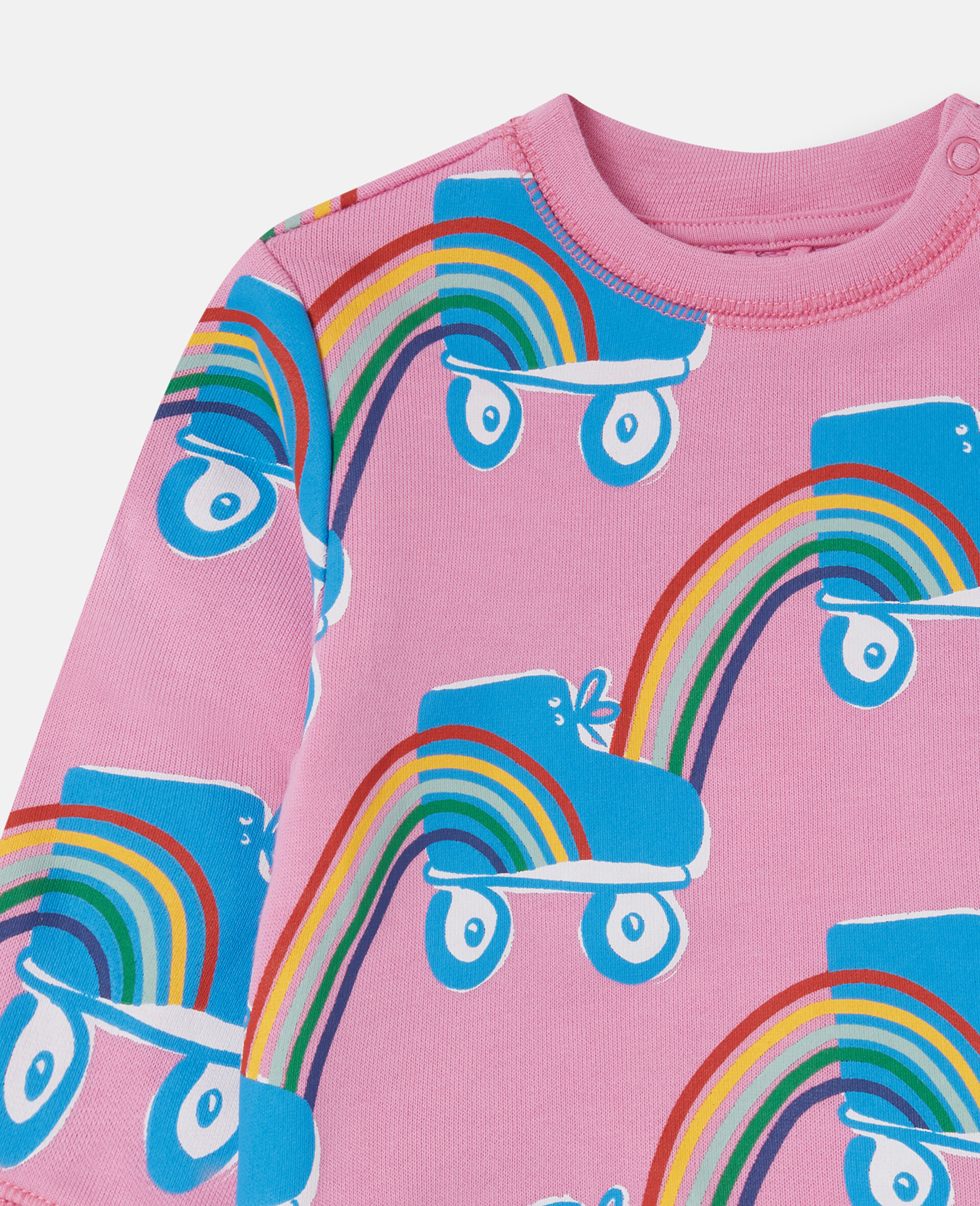 Rollerskate Rainbow Print Sweatshirt