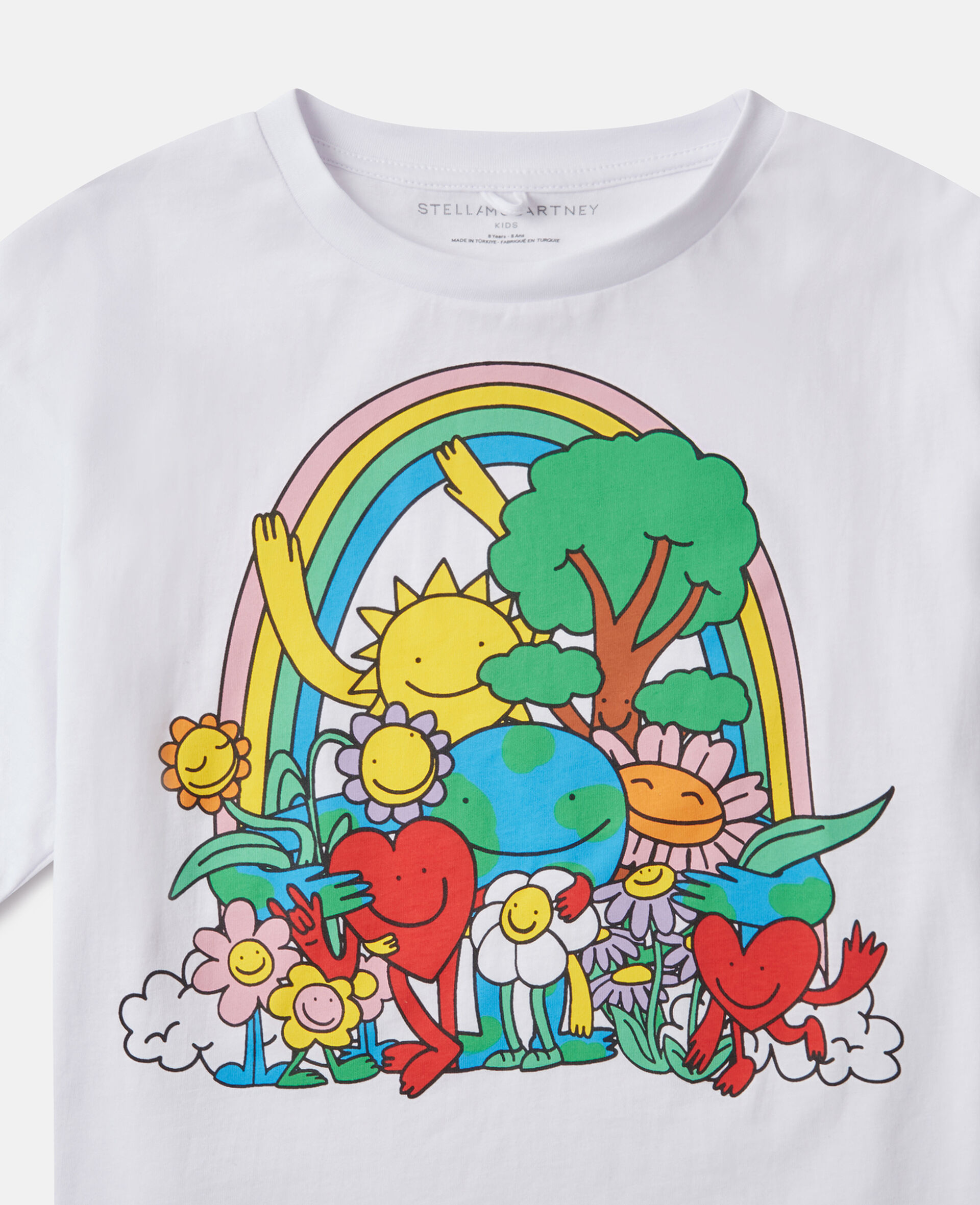 Earth Friends Graphic Cropped T-Shirt