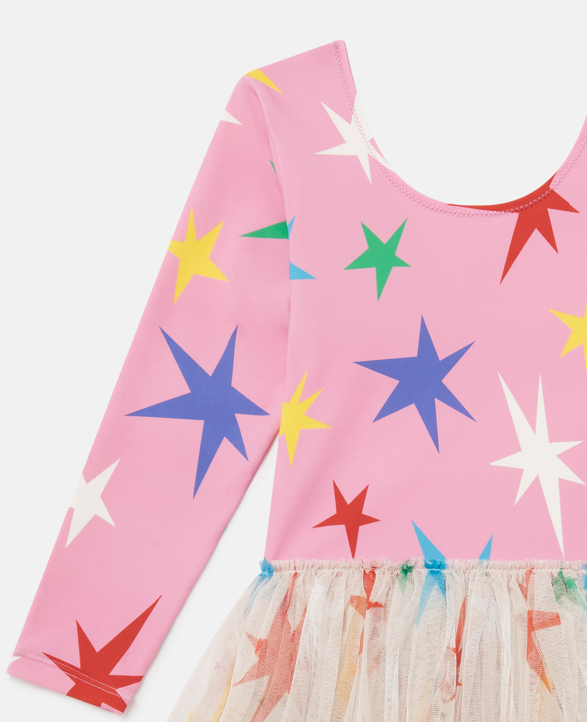 Star Pattern Tulle Dress