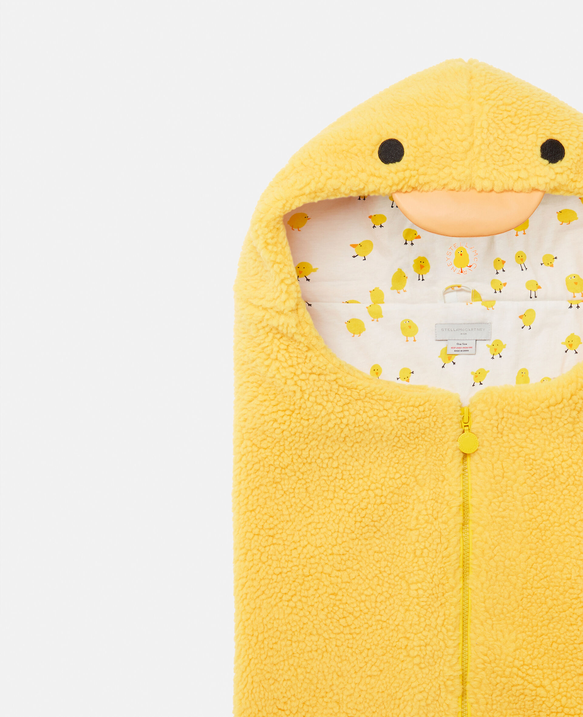 Duckling Hooded Zippered Blanket