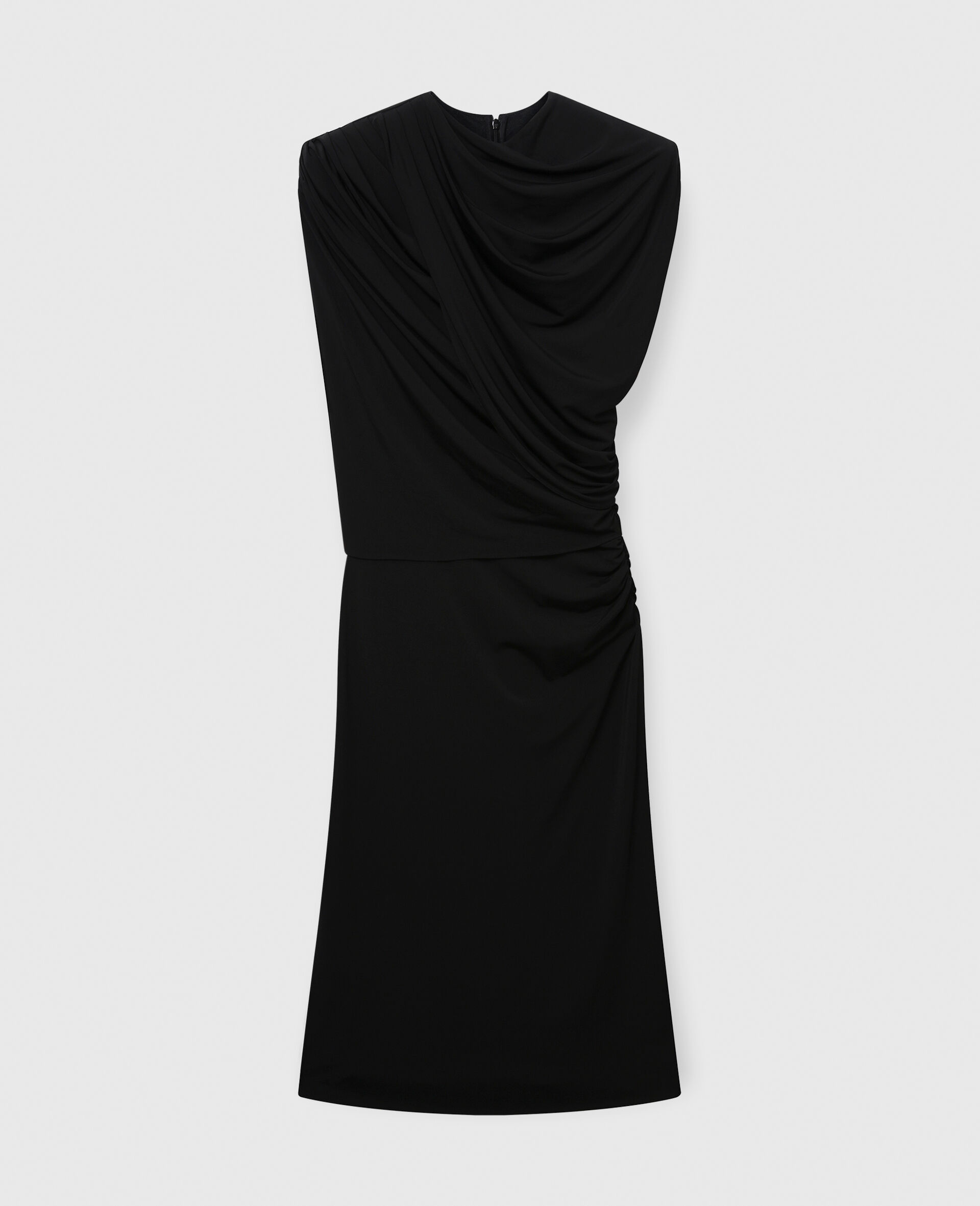 Wrap-Over Midi Dress