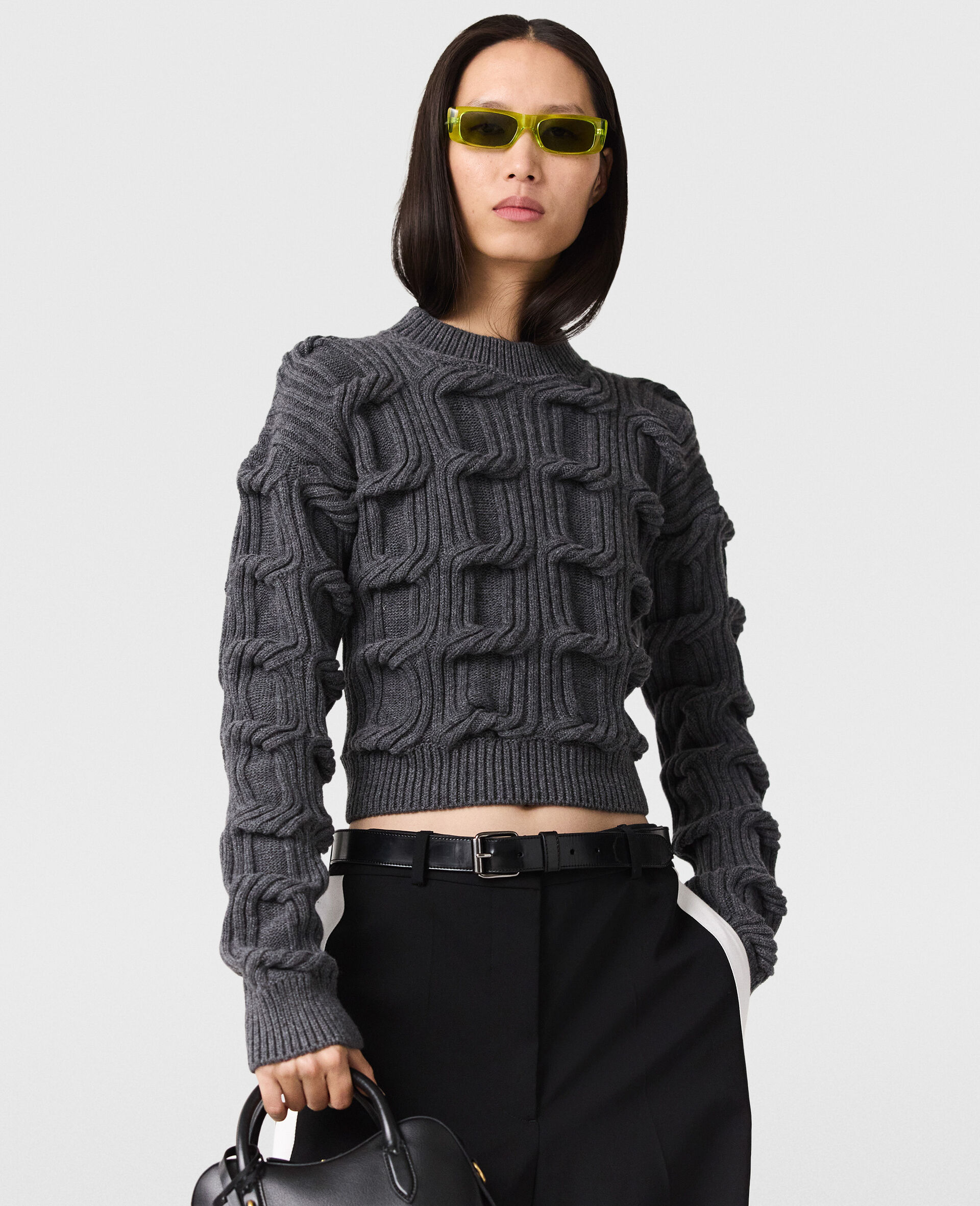 Falabella Cable-Knit Sweater