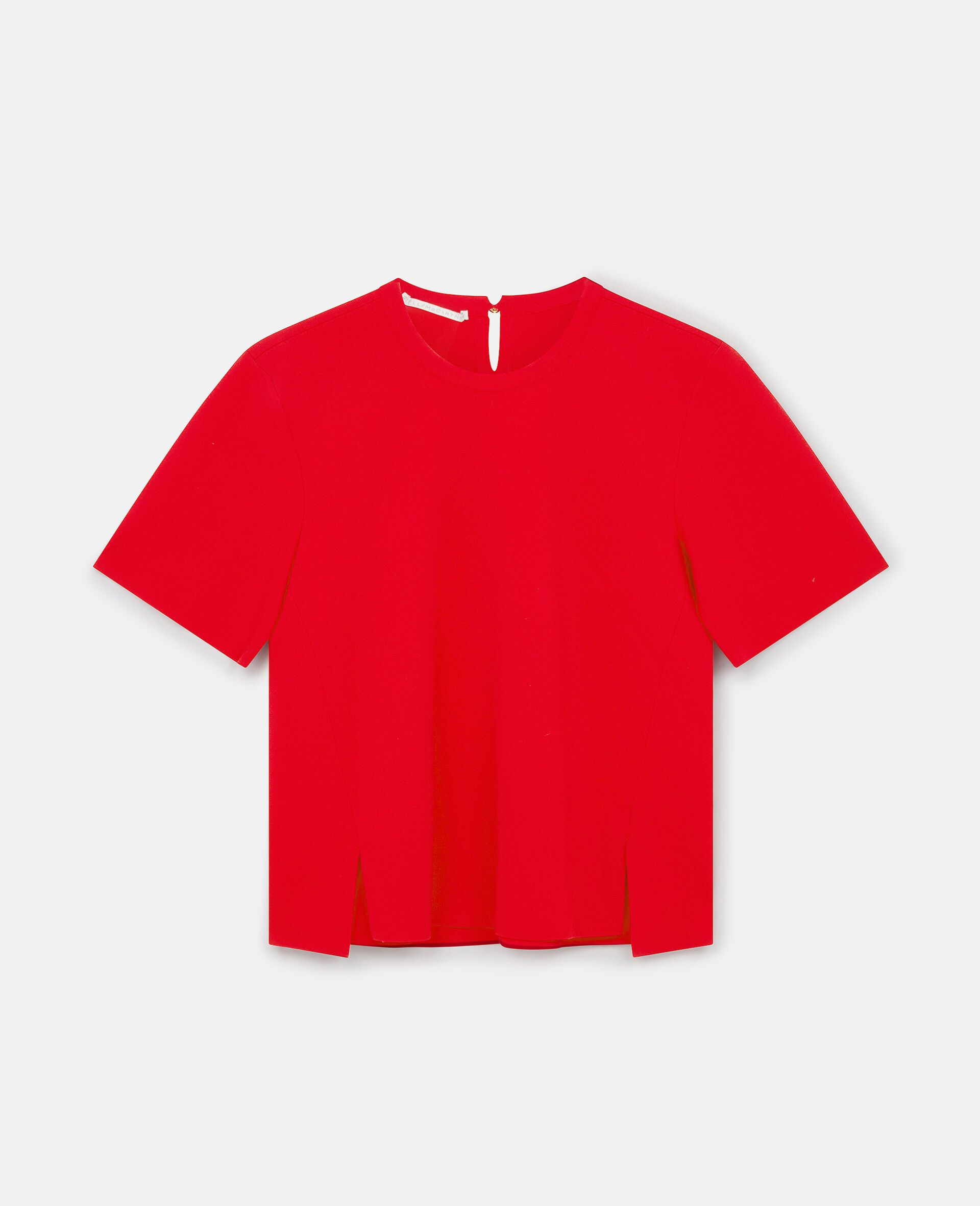 Compact Knit Short-Sleeve T-Shirt