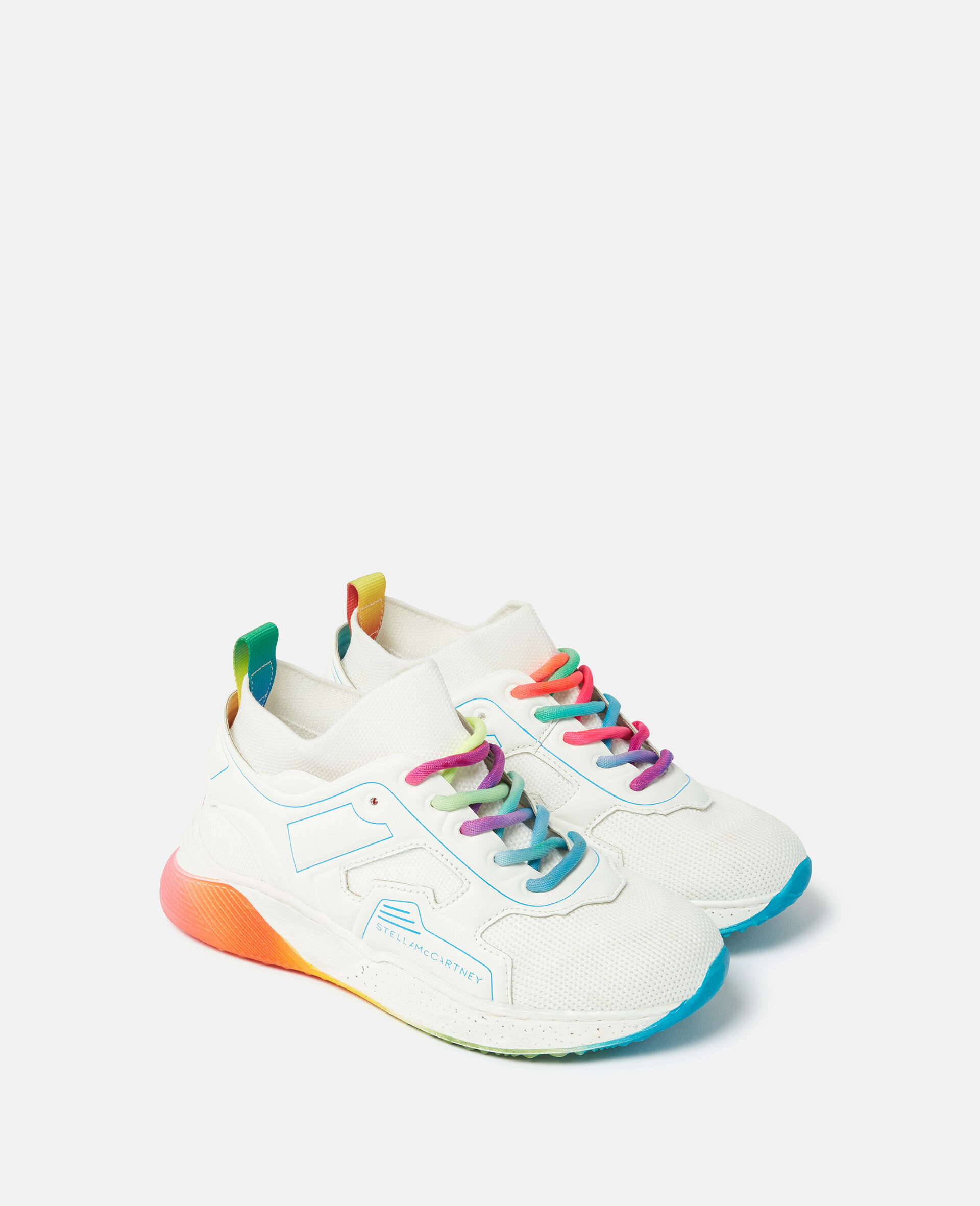 Moniker Print Lace-Up Sneakers
