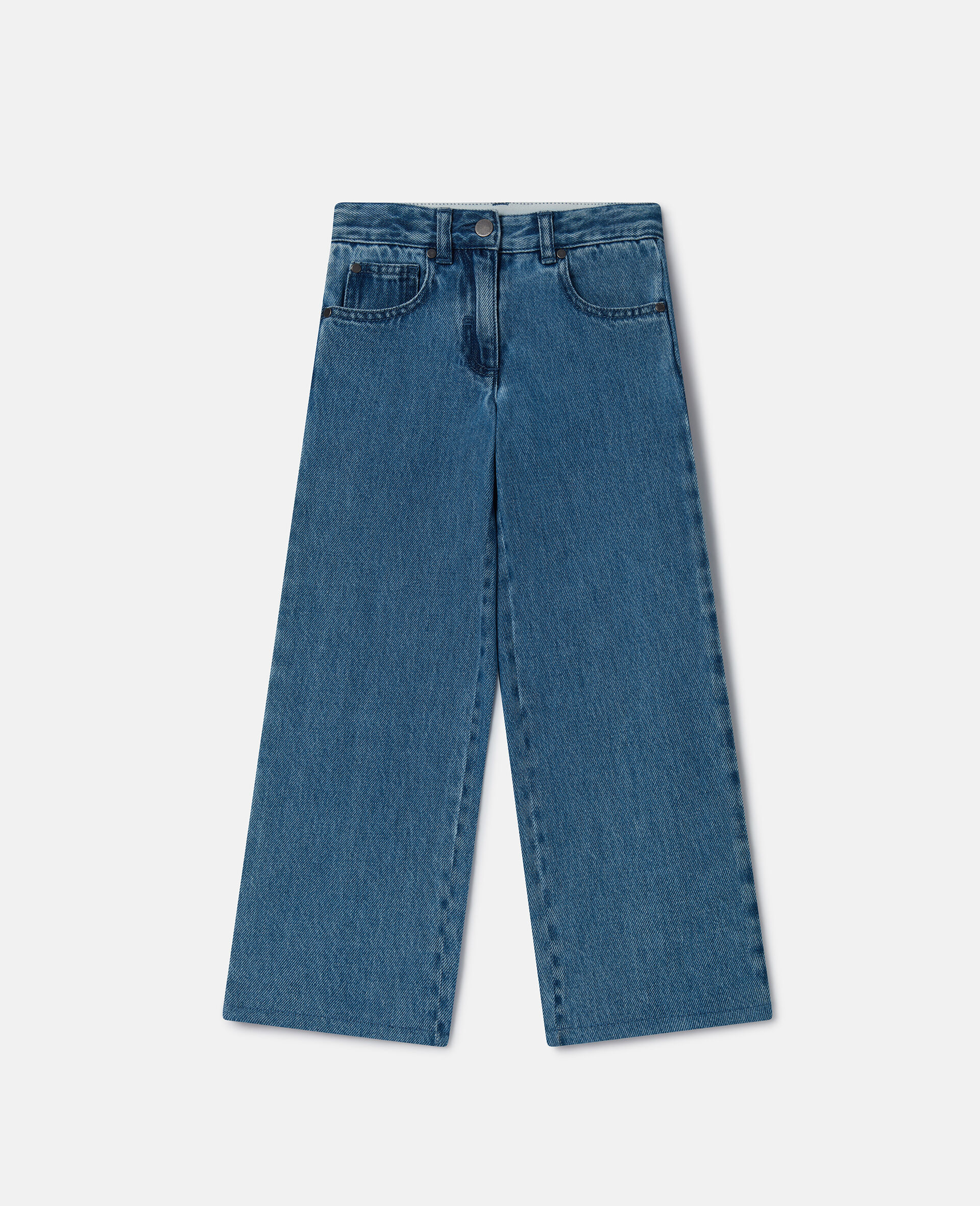 Straight-Leg Denim Jeans
