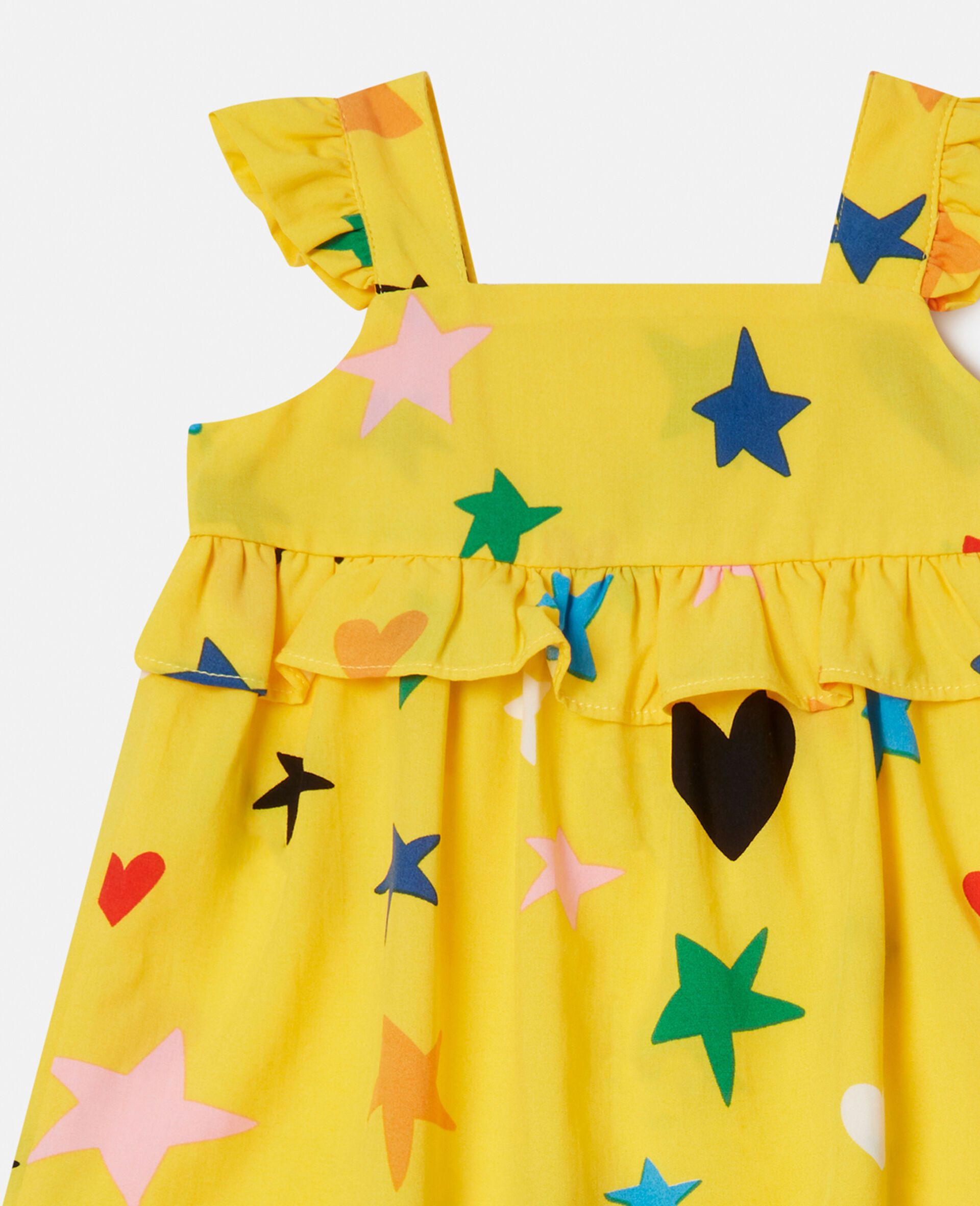 Star Pattern Dress and Bloomers Set