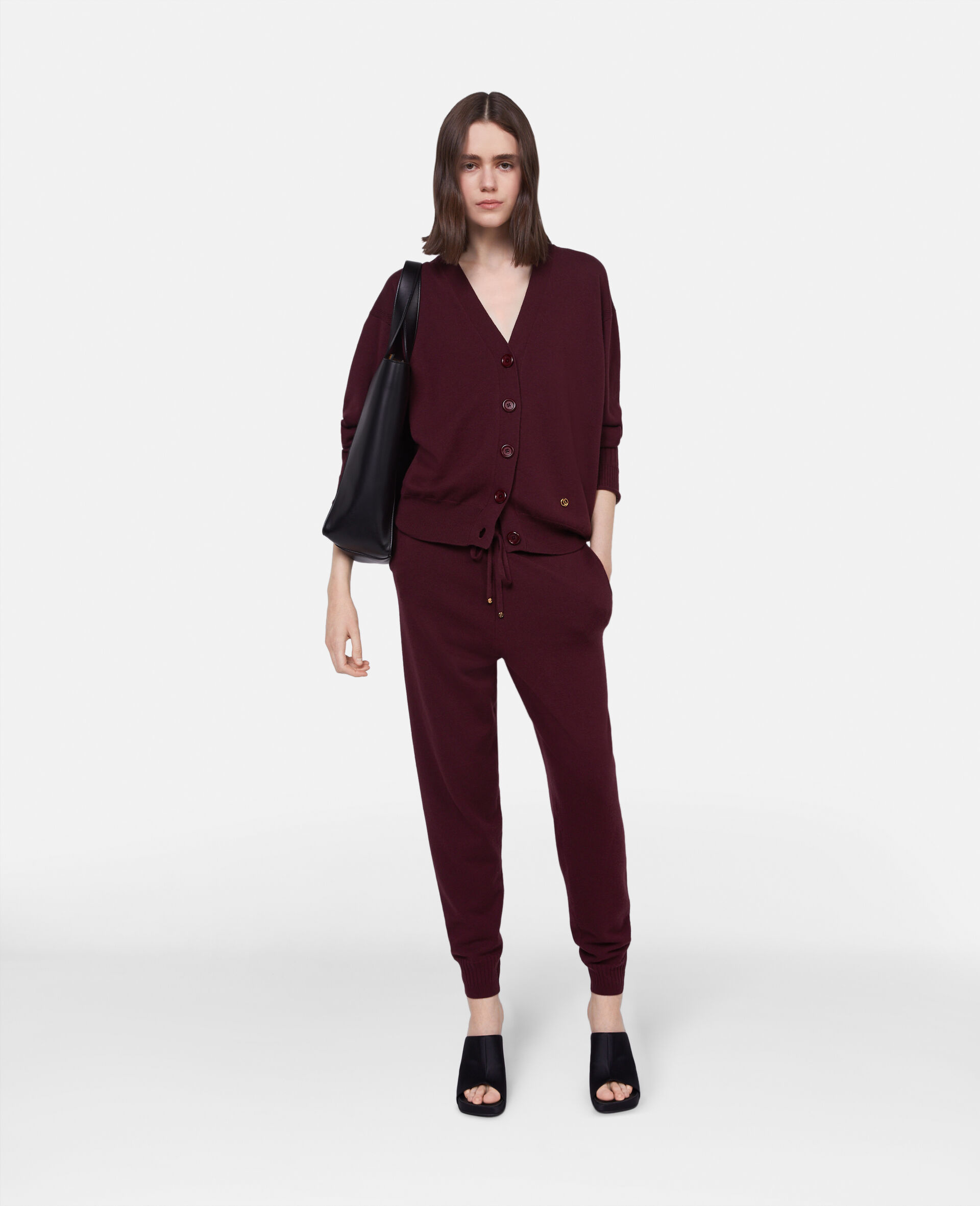 V-Neck Long Sleeved Cardigan