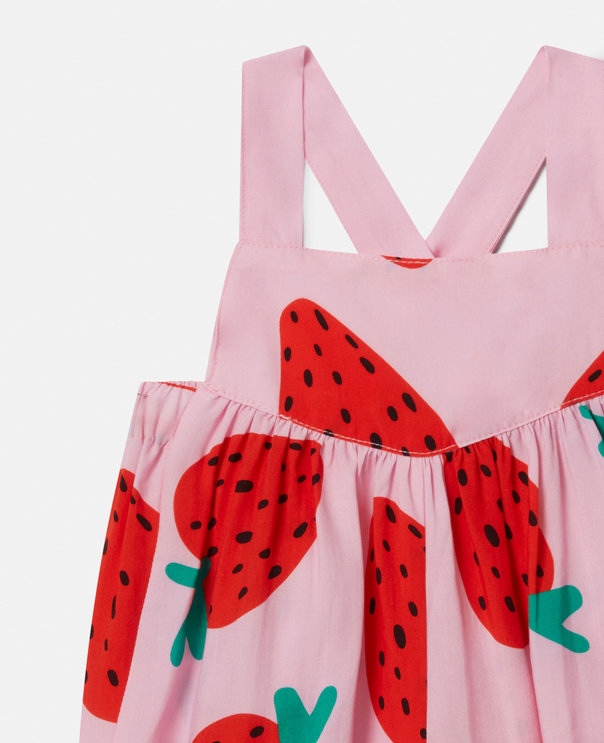 Strawberry Print Romper