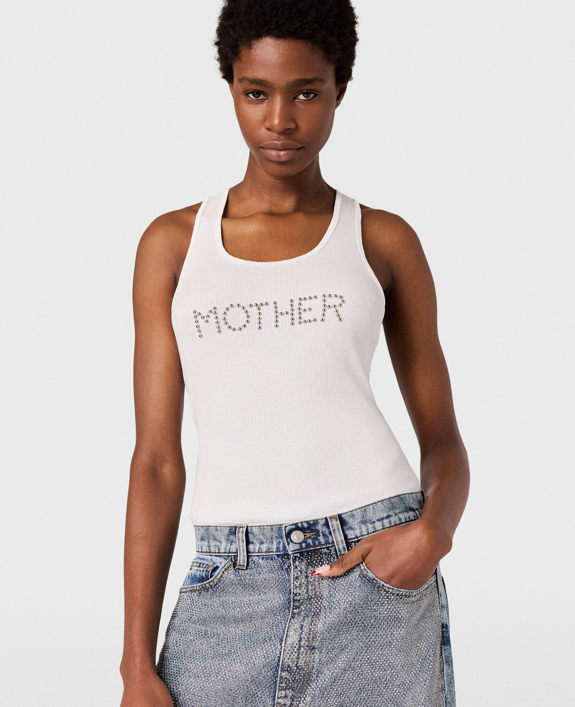 Mother Studded Tank Top