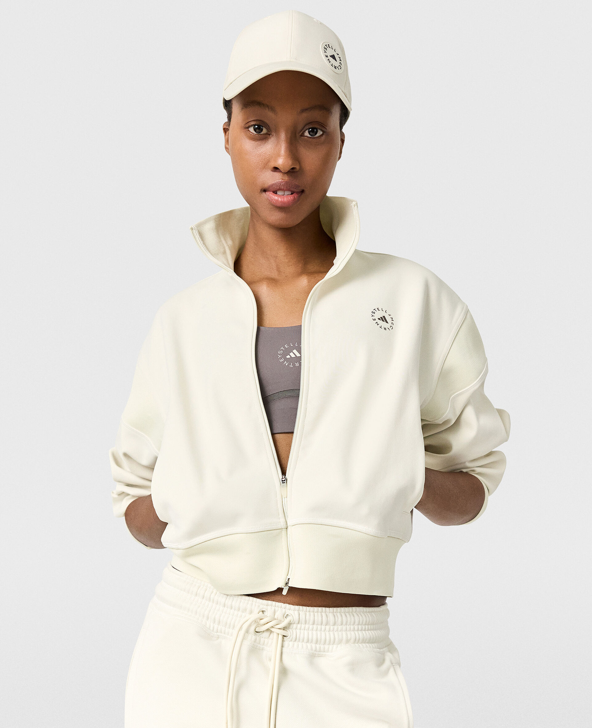 Logo Funnel-Neck Full-Zip Sweatshirt