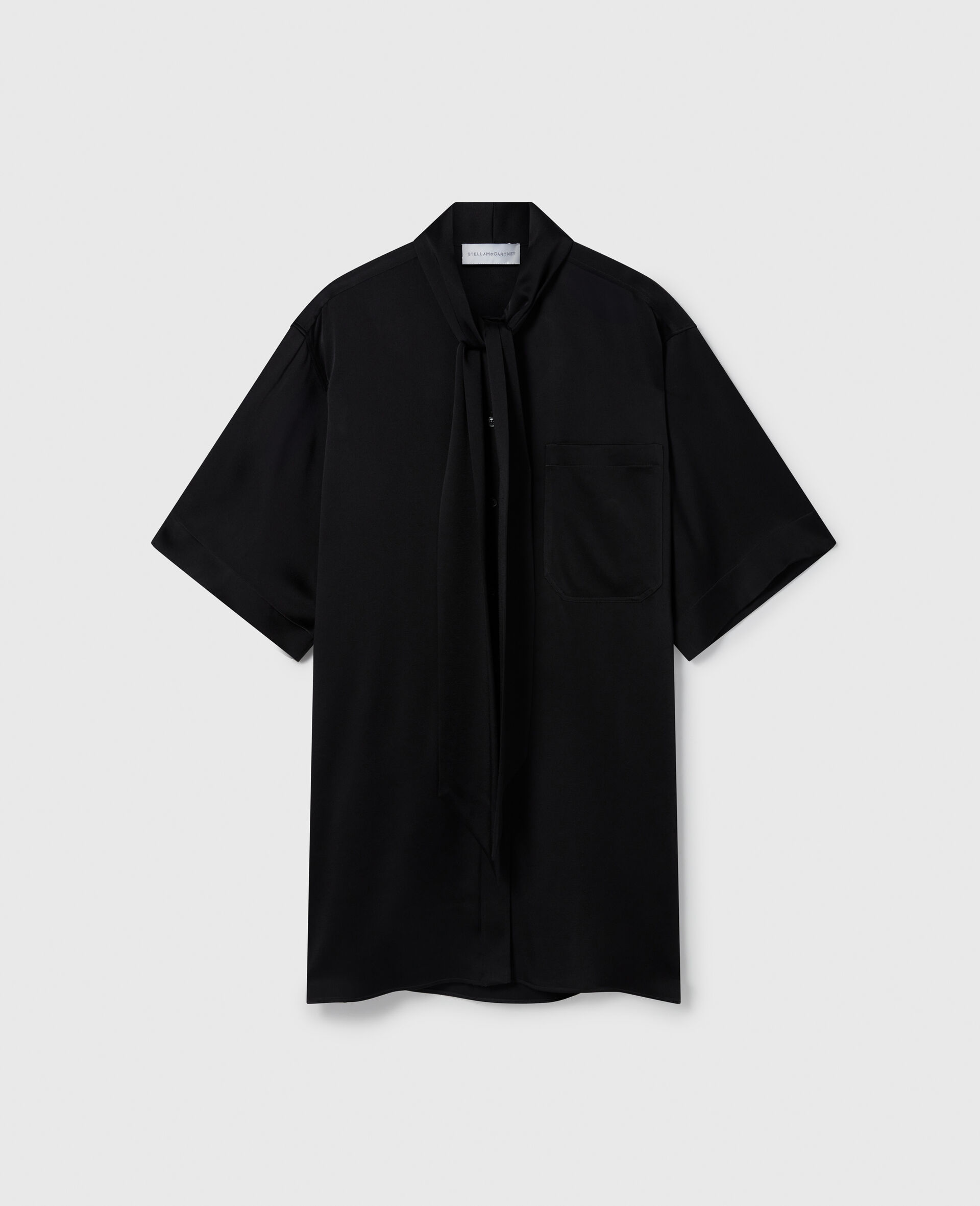 Tie Neck Mini Dress