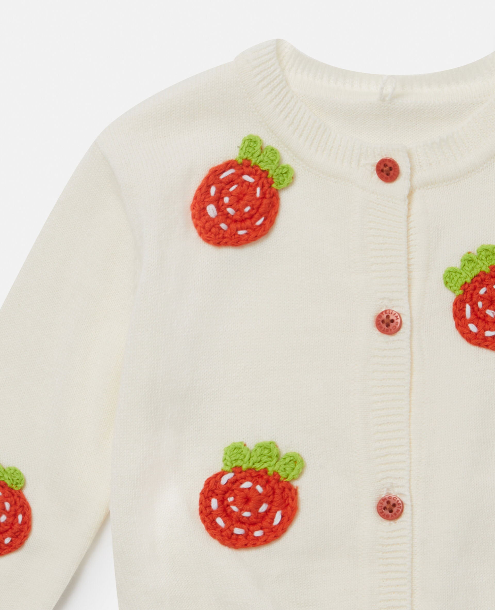 Strawberry Crochet Cardigan