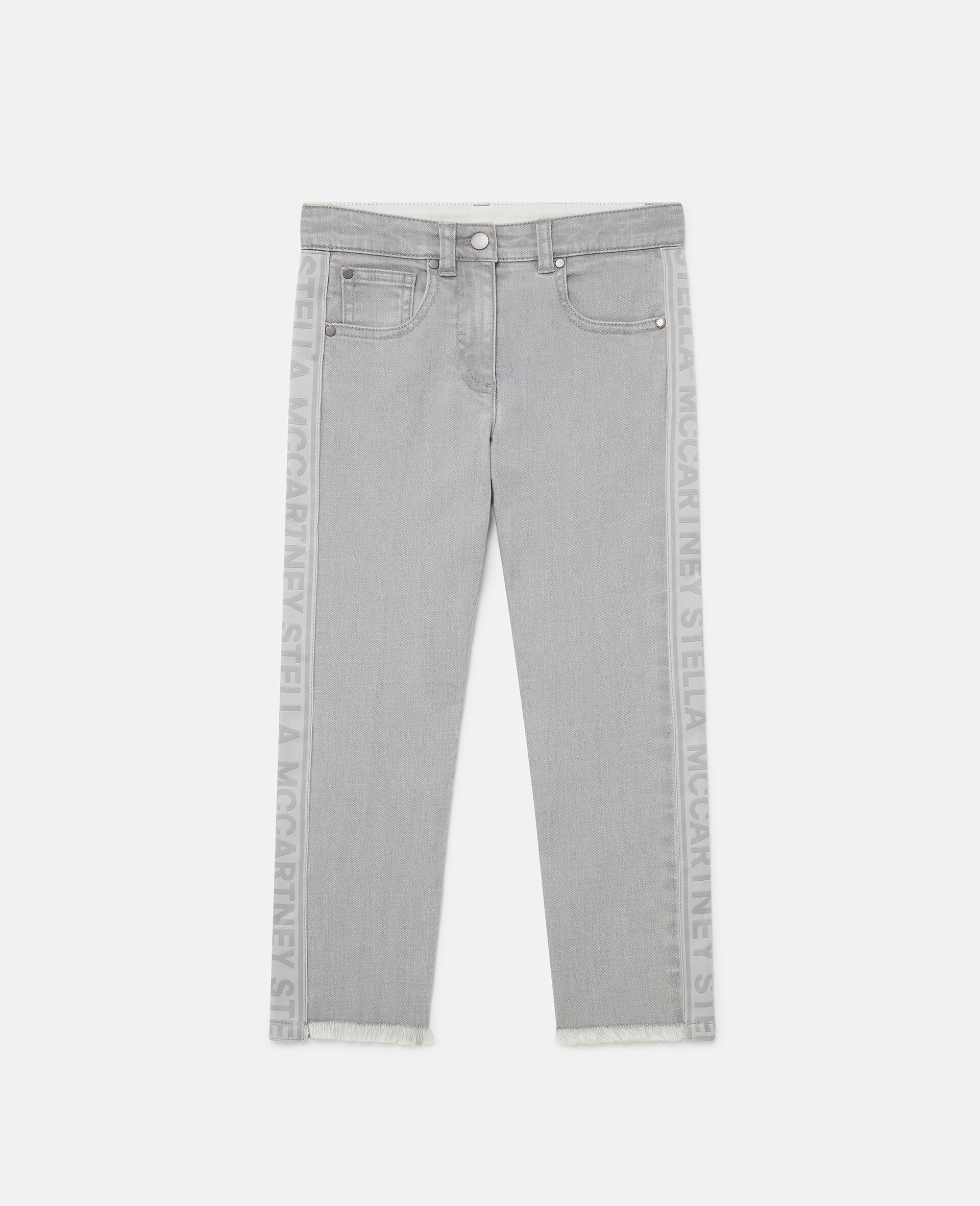 Branded Panel Denim Jeans
