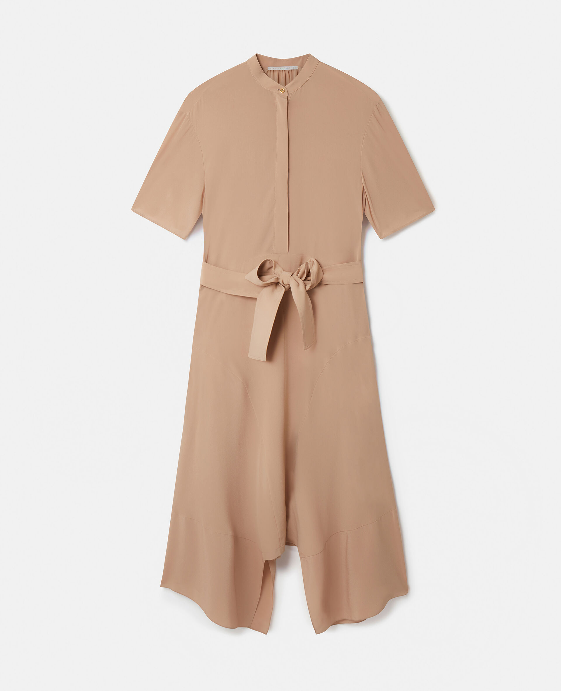 Silk Crêpe de Chine Shirt Dress