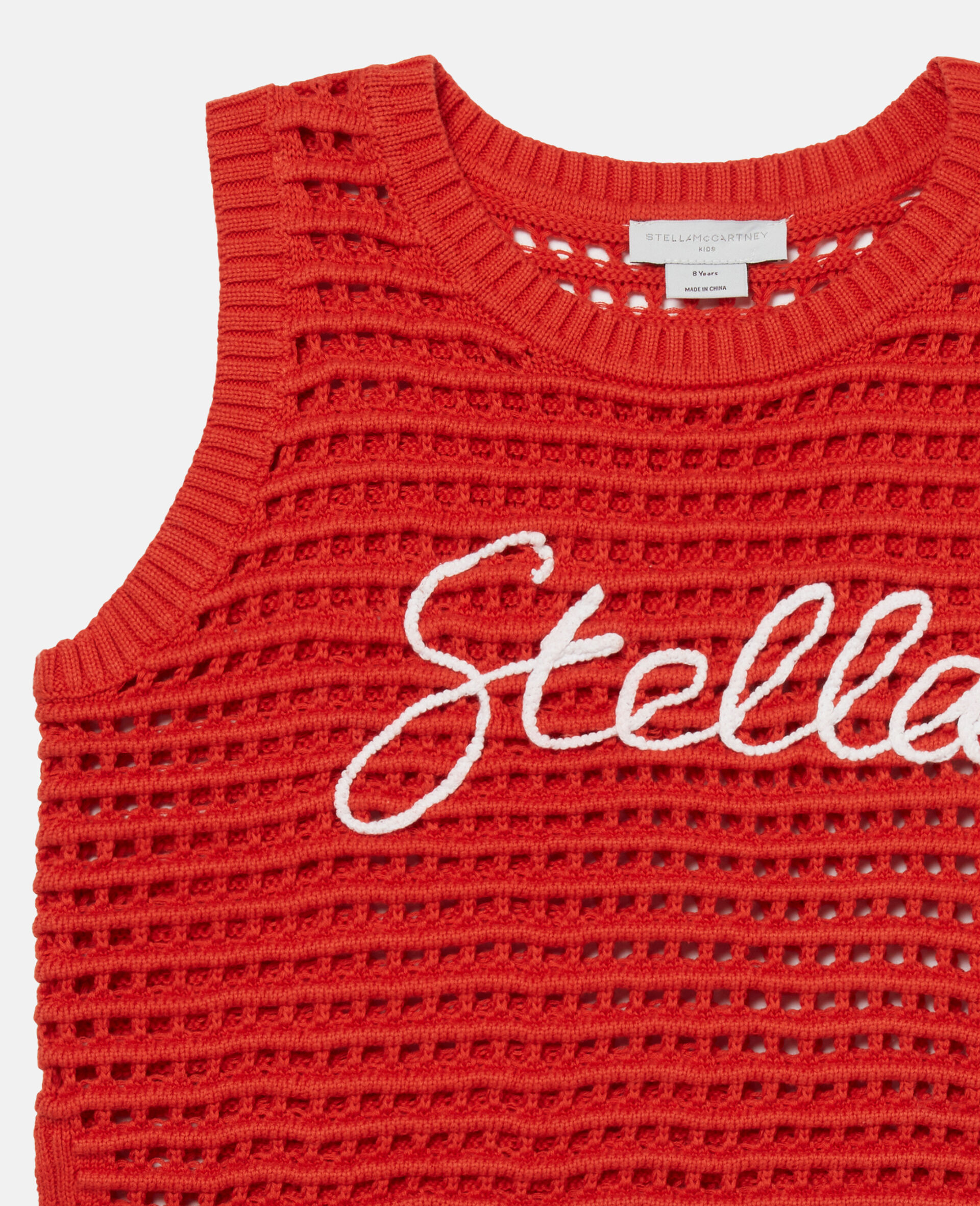 Stella Embroidered Crochet Sleeveless Top