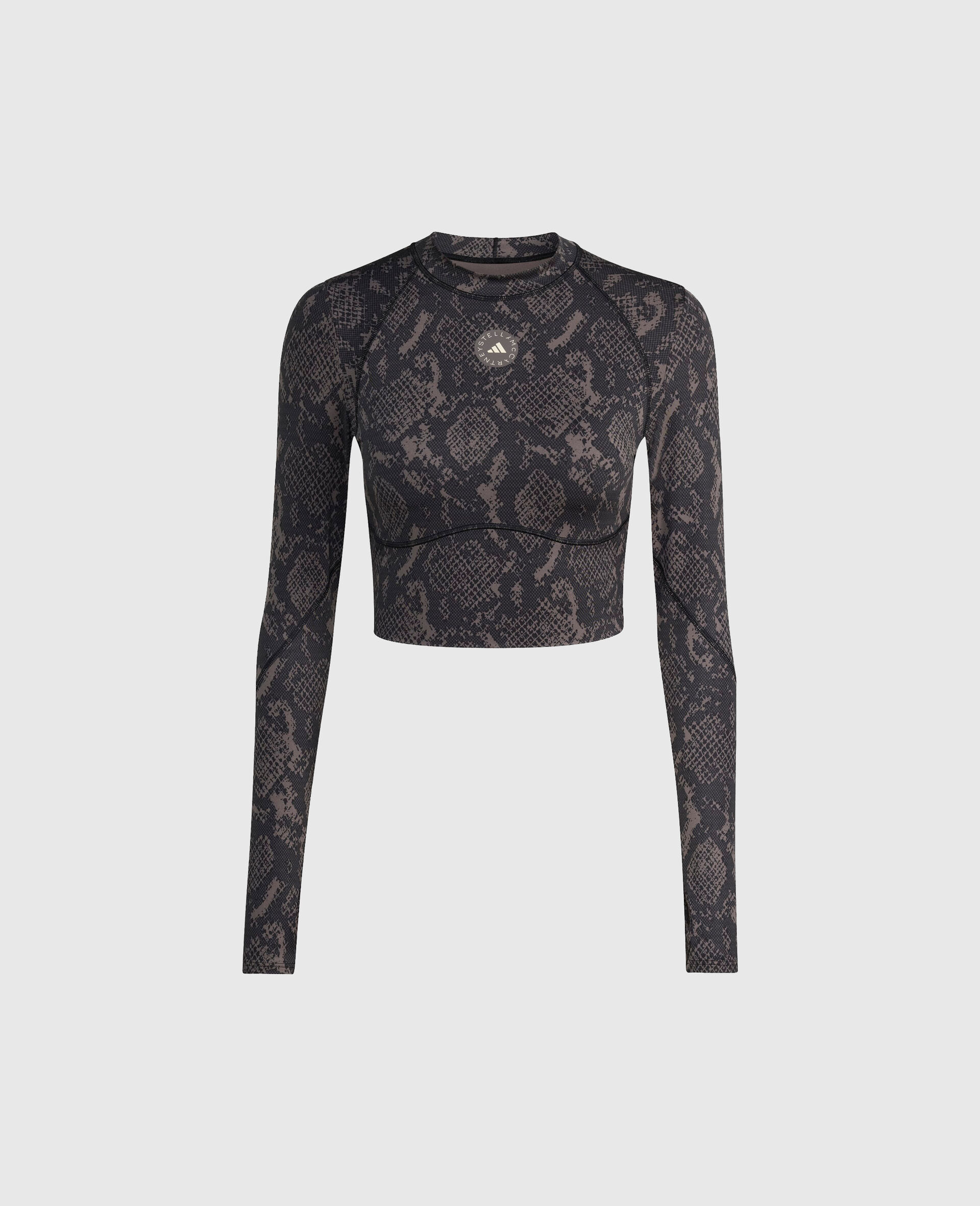 TruePurpose Training Long-Sleeve Cropped Top