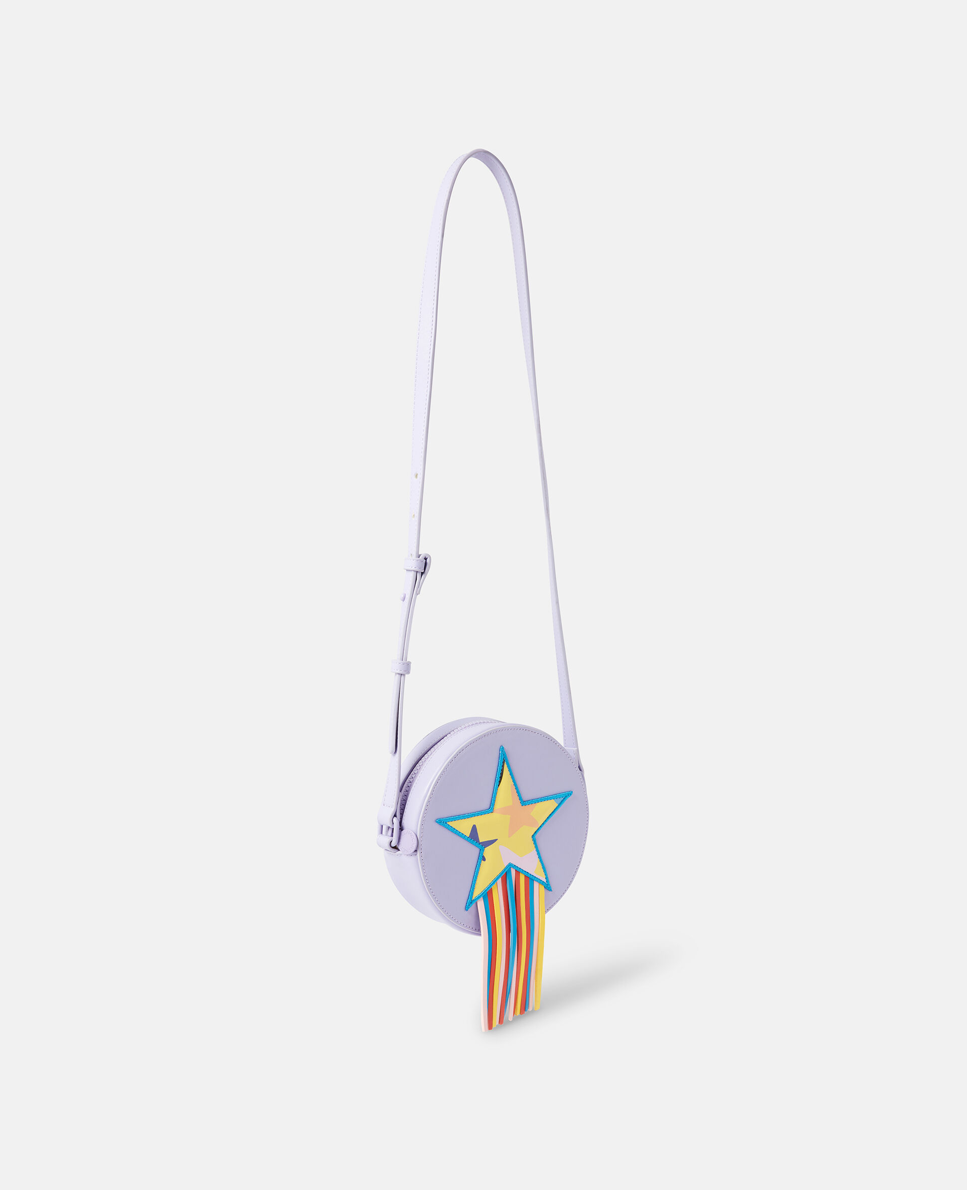 Star Graphic Fringe Crossbody Bag