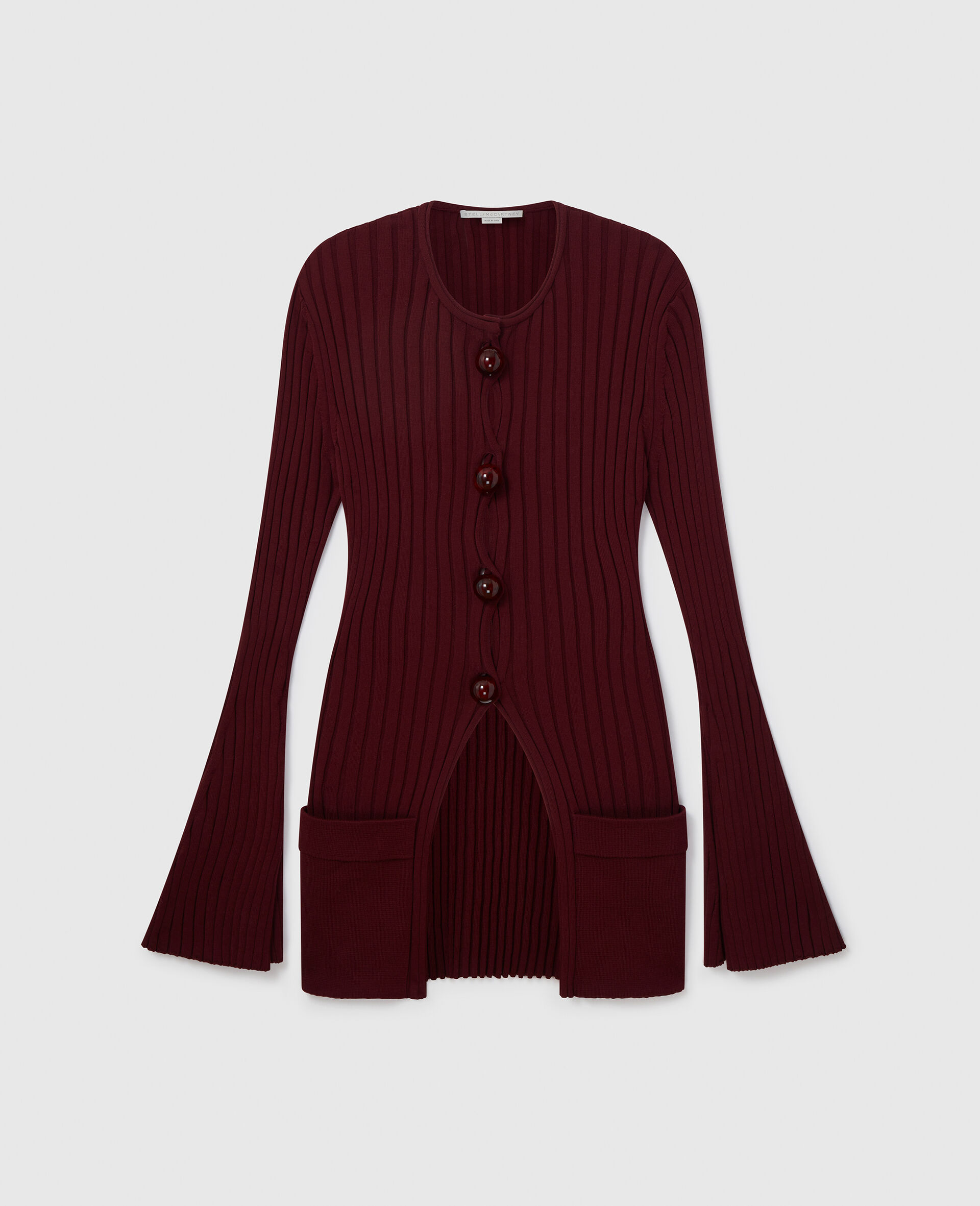 Ribbed Long Sleeved Cardigan