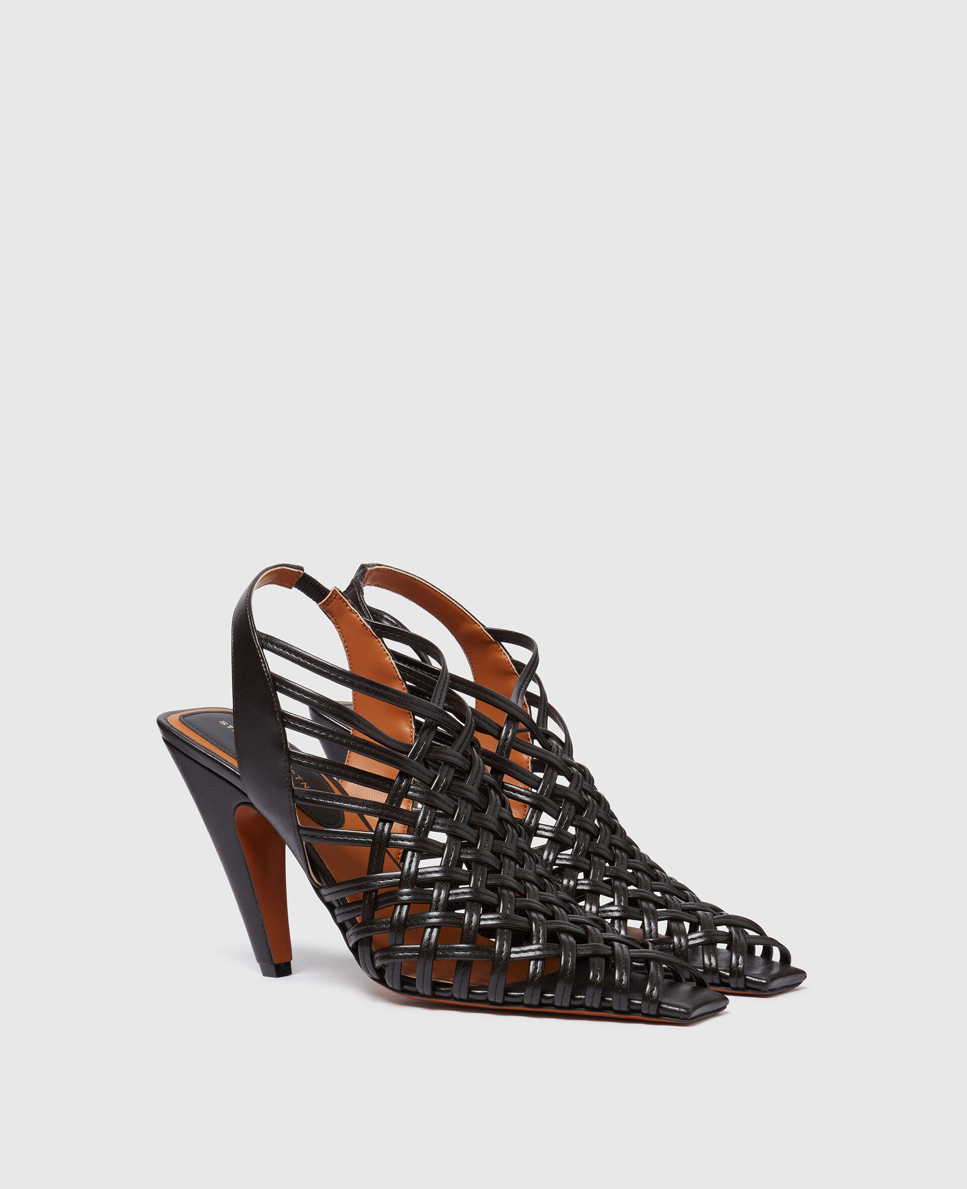 Stella Spur Woven Slingbacks