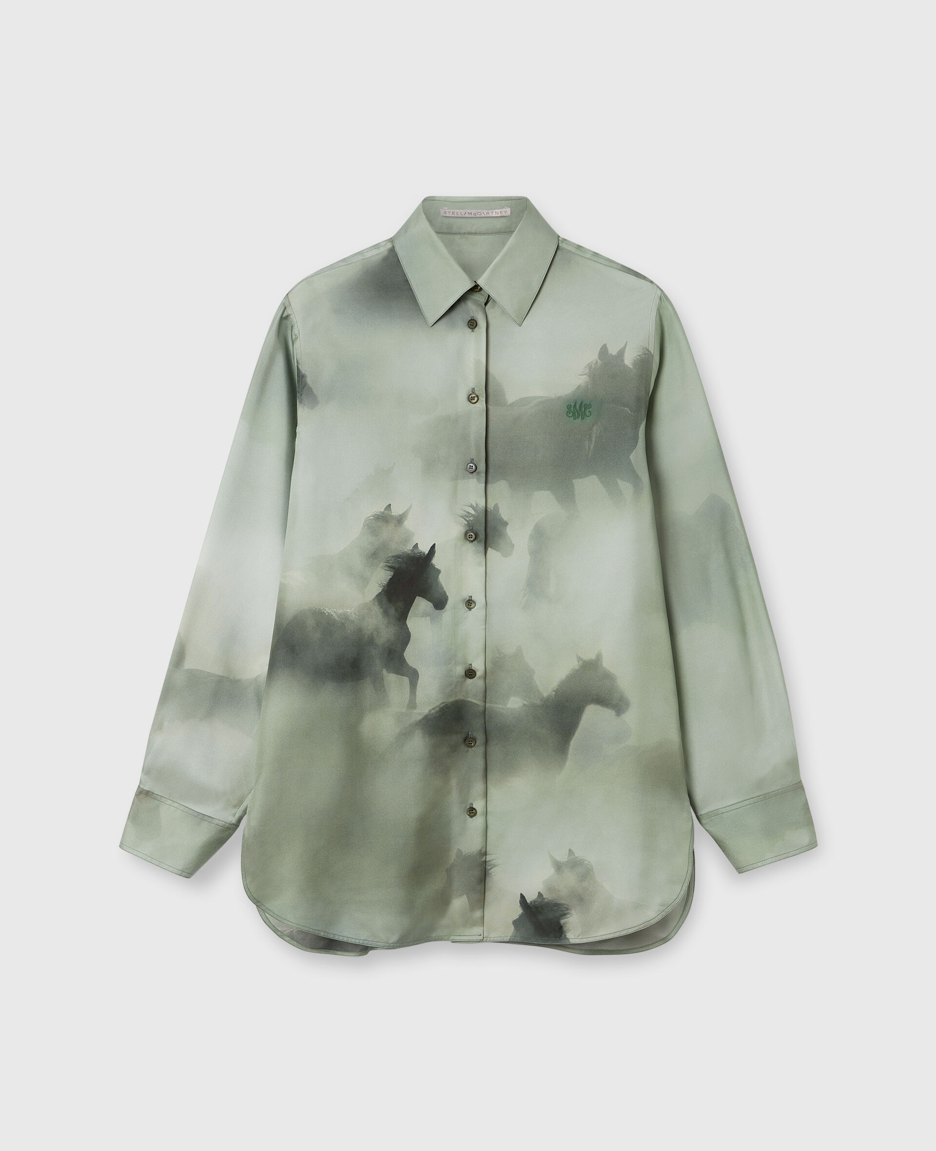 Oversized Horse Print Shirt