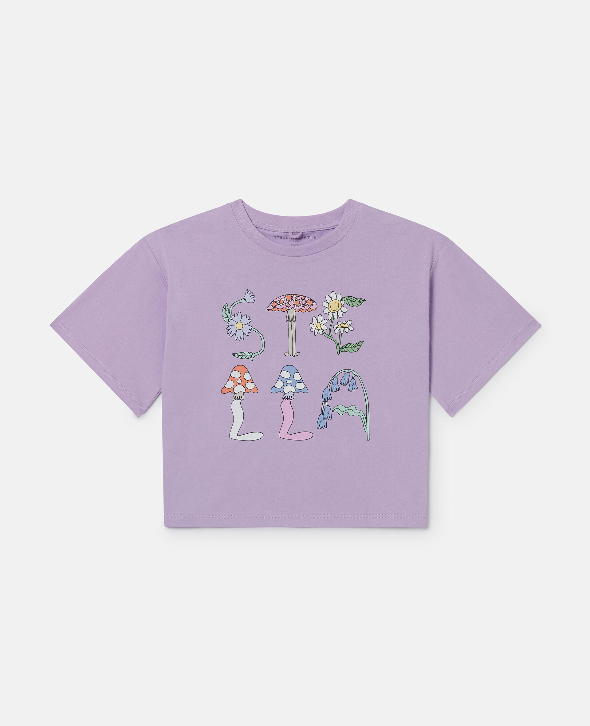 Stella Woodland Lettering Cropped T-Shirt
